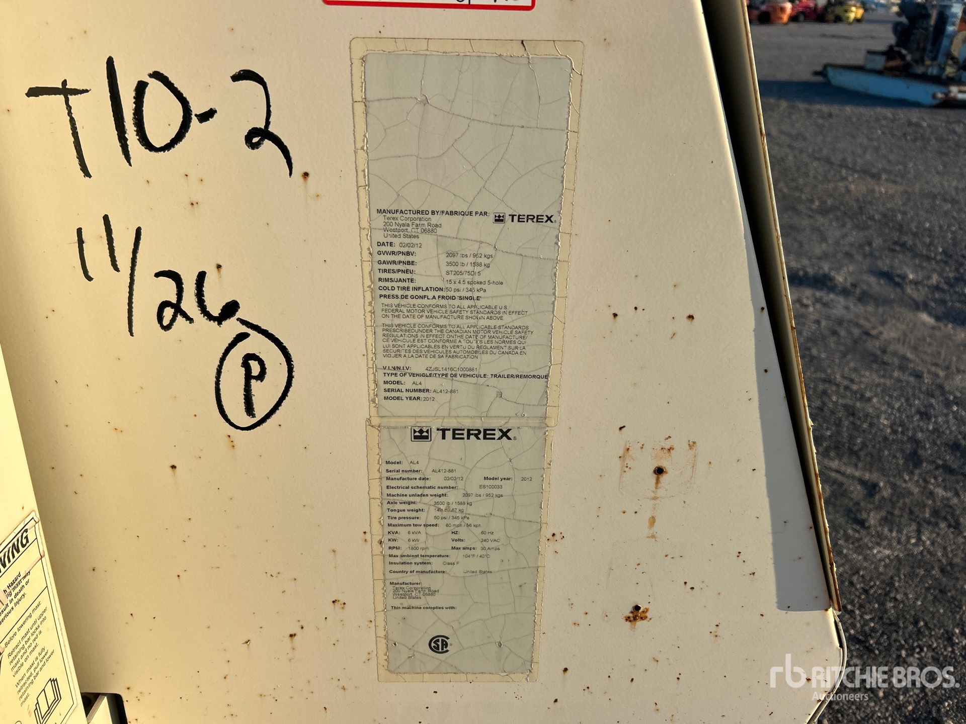 2012 Terex AL4000