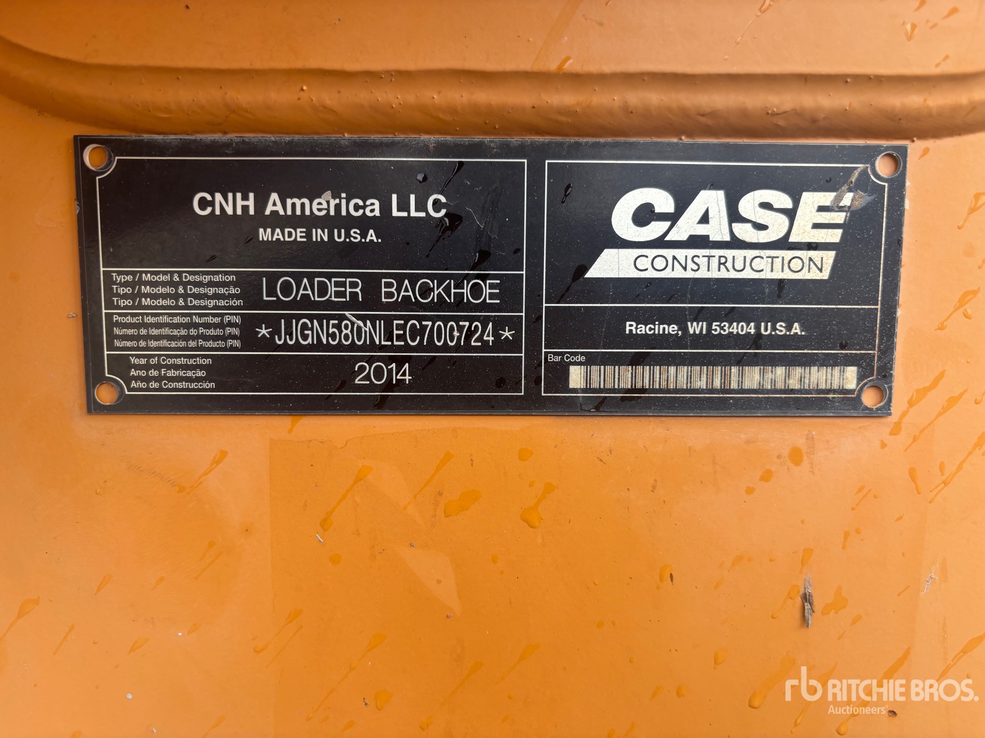 2014 Case 580N