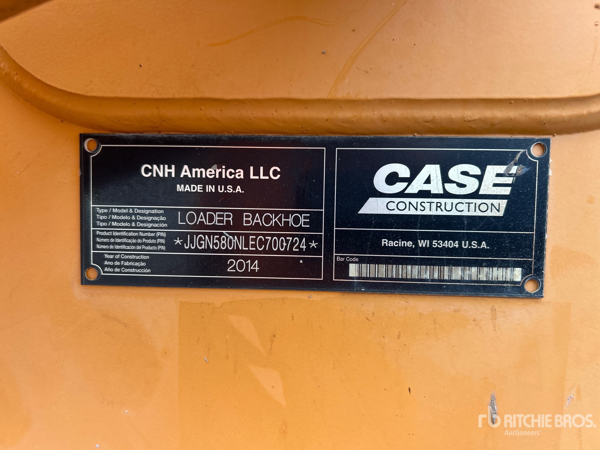 2014 Case 580N
