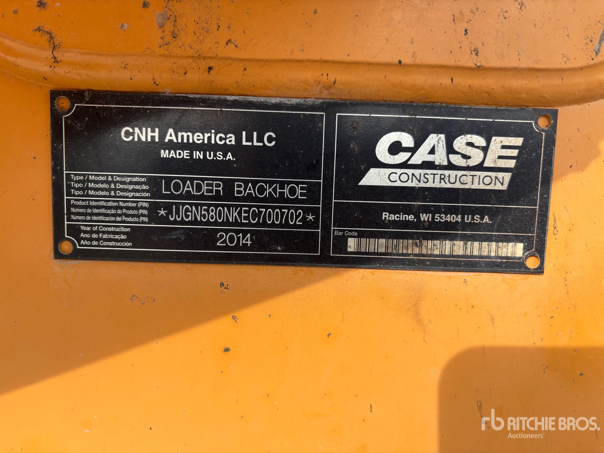2014 Case 580N