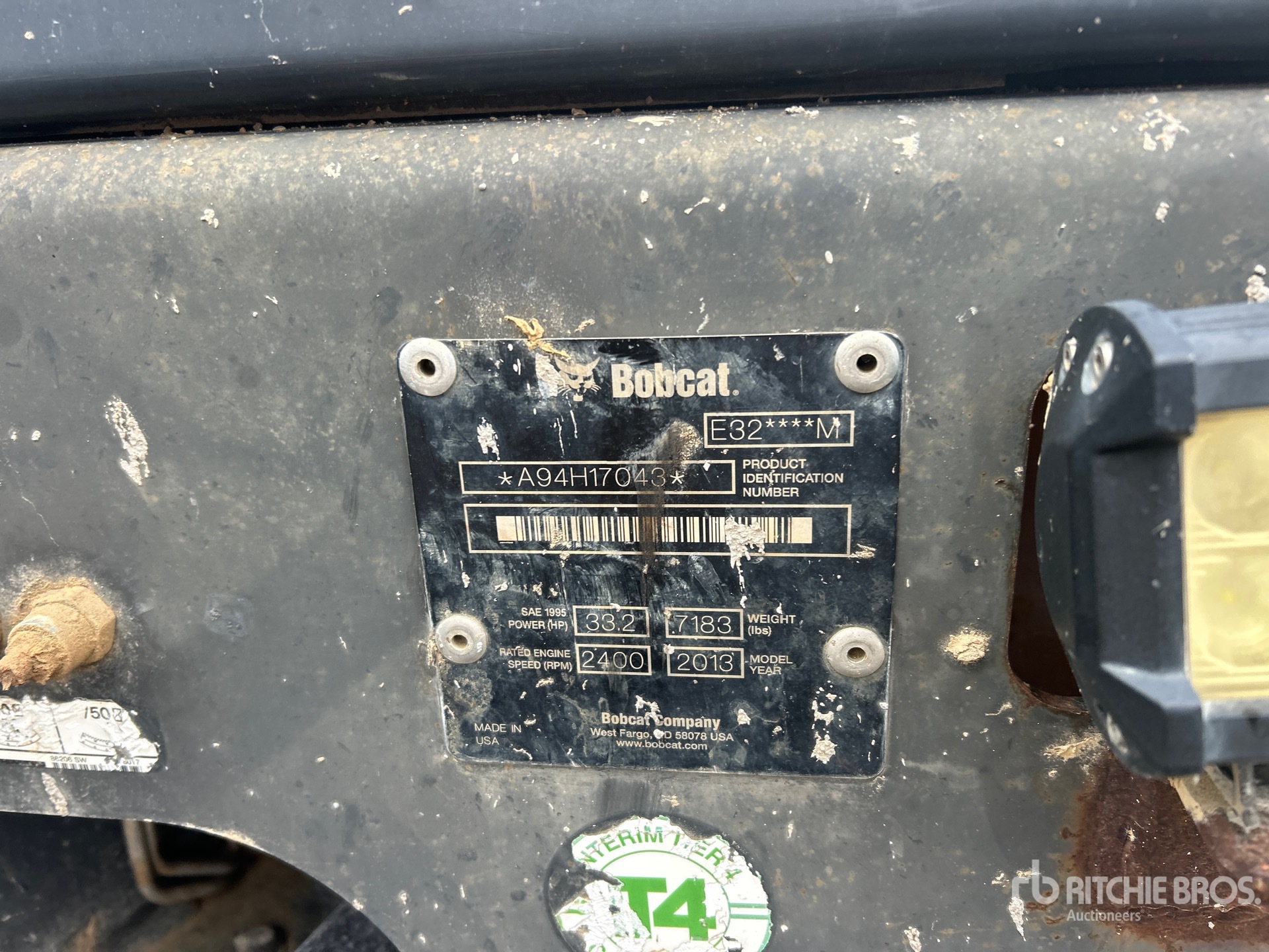 2013 Bobcat E32M