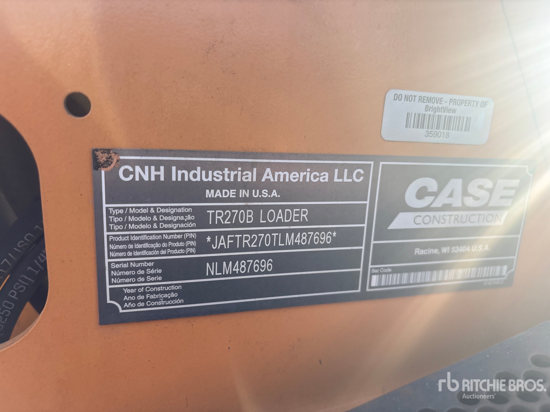 2021 Case TR270B