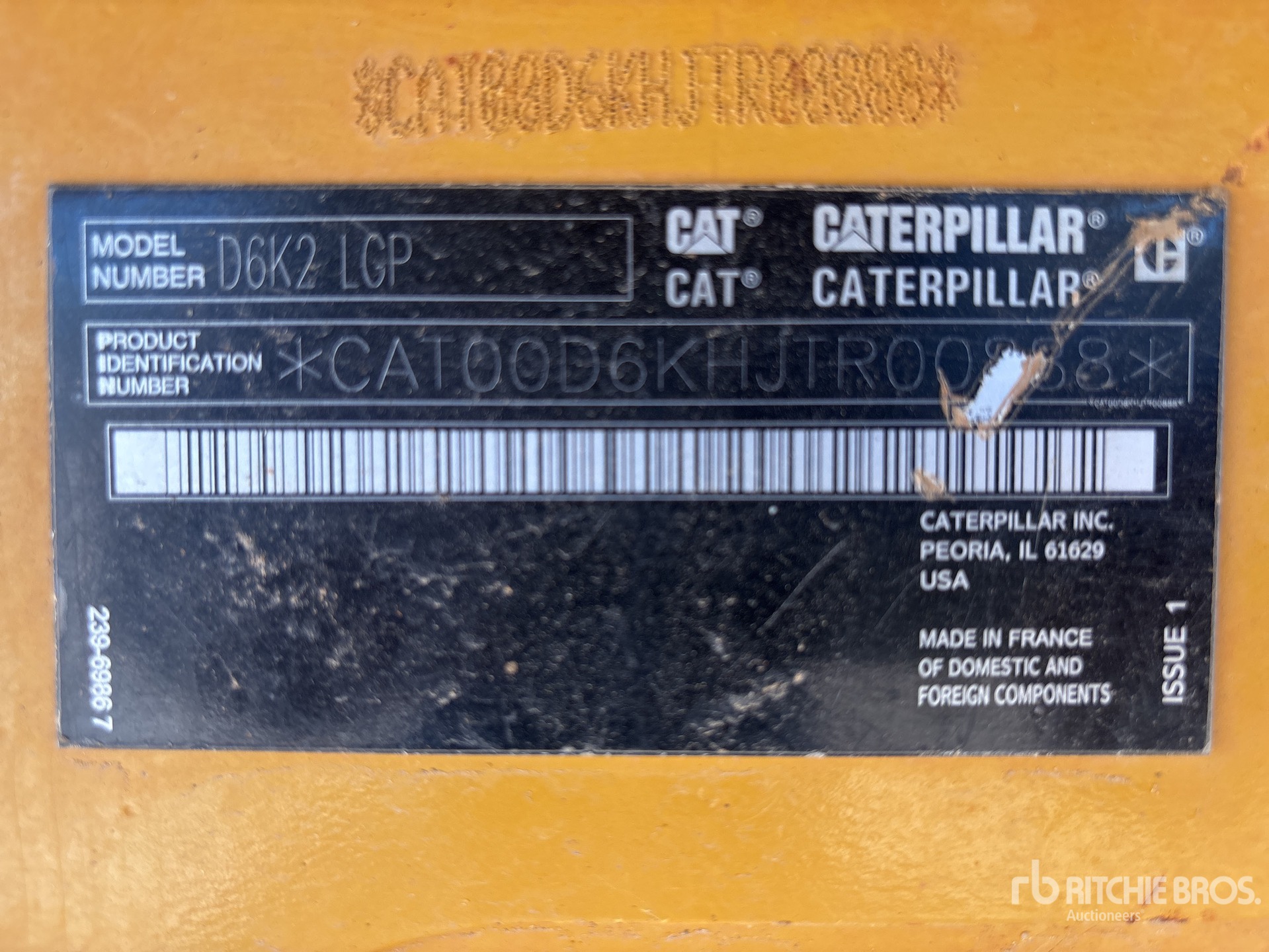 2017 Caterpillar D6K2 LGP
