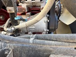 Engine with A/C Compressor