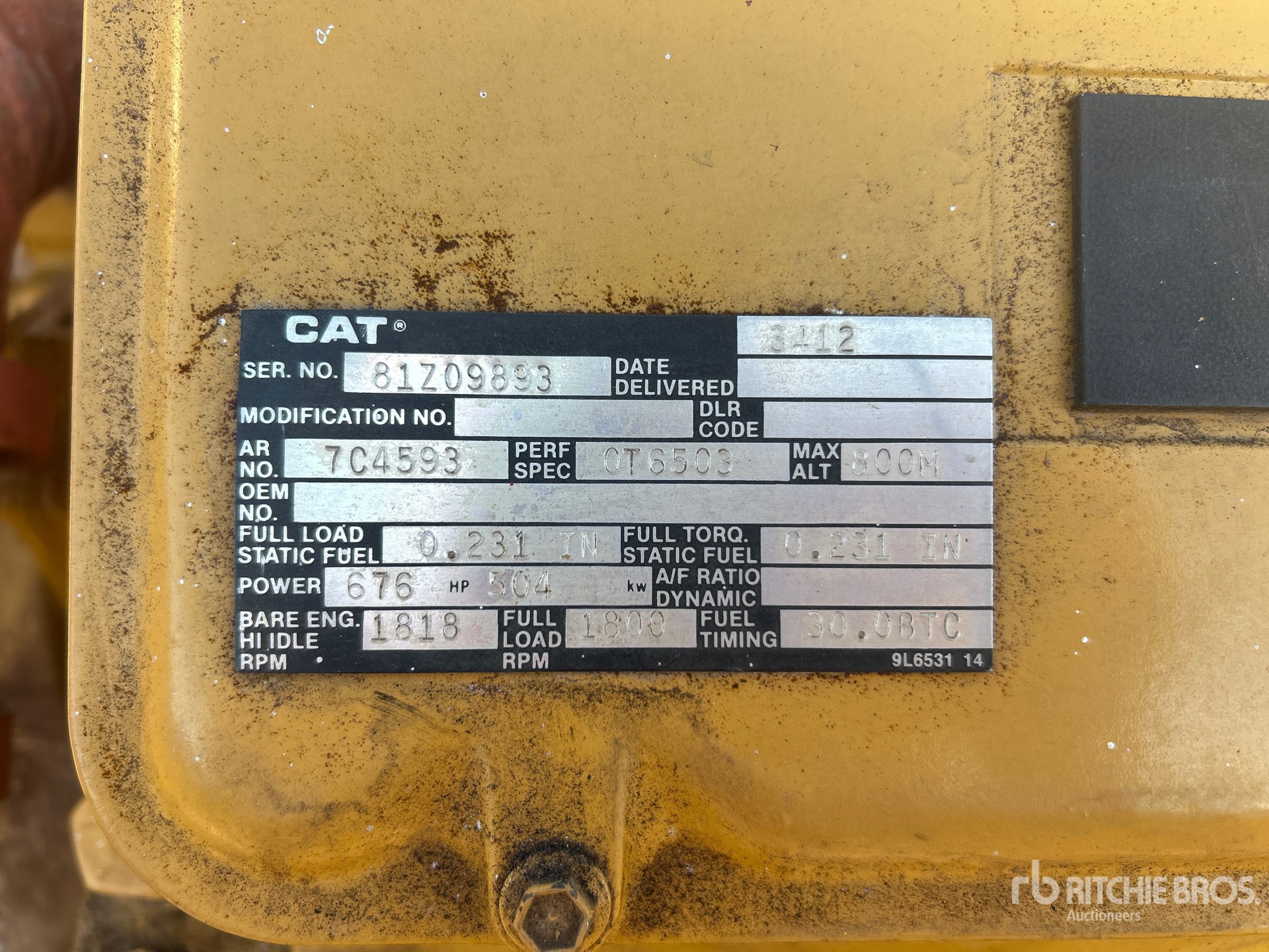 1990 Caterpillar 3412
