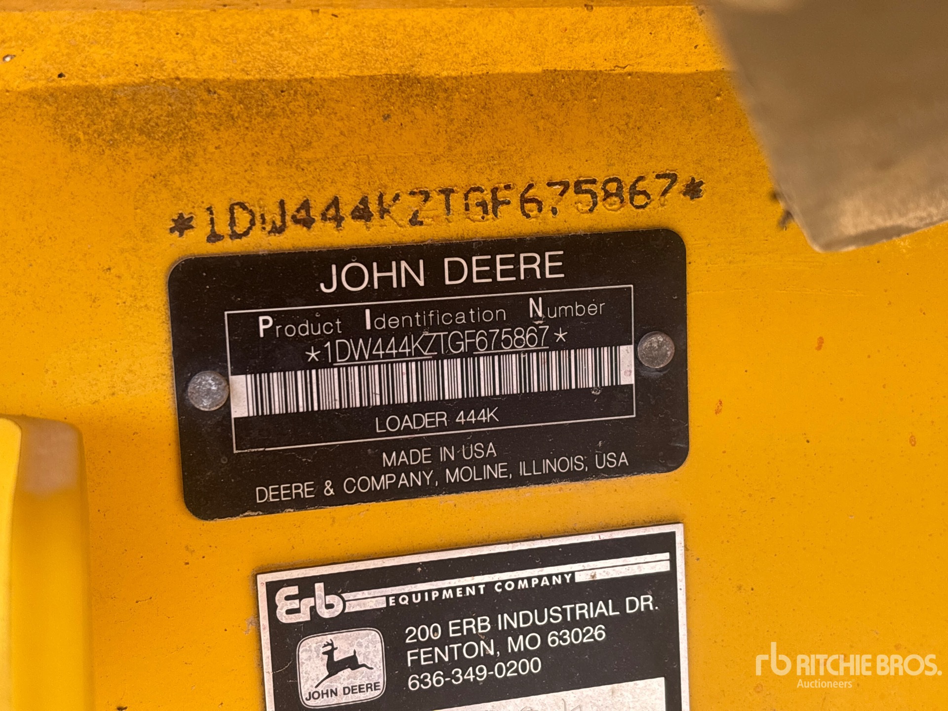 2016 John Deere 444K