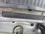 General Appearance with Frame Stamp Serial Number/VIN Photo