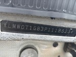 General Appearance with Frame Stamp Serial Number/VIN Photo