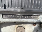 General Appearance with Frame Stamp Serial Number/VIN Photo