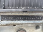 General Appearance with Frame Stamp Serial Number/VIN Photo