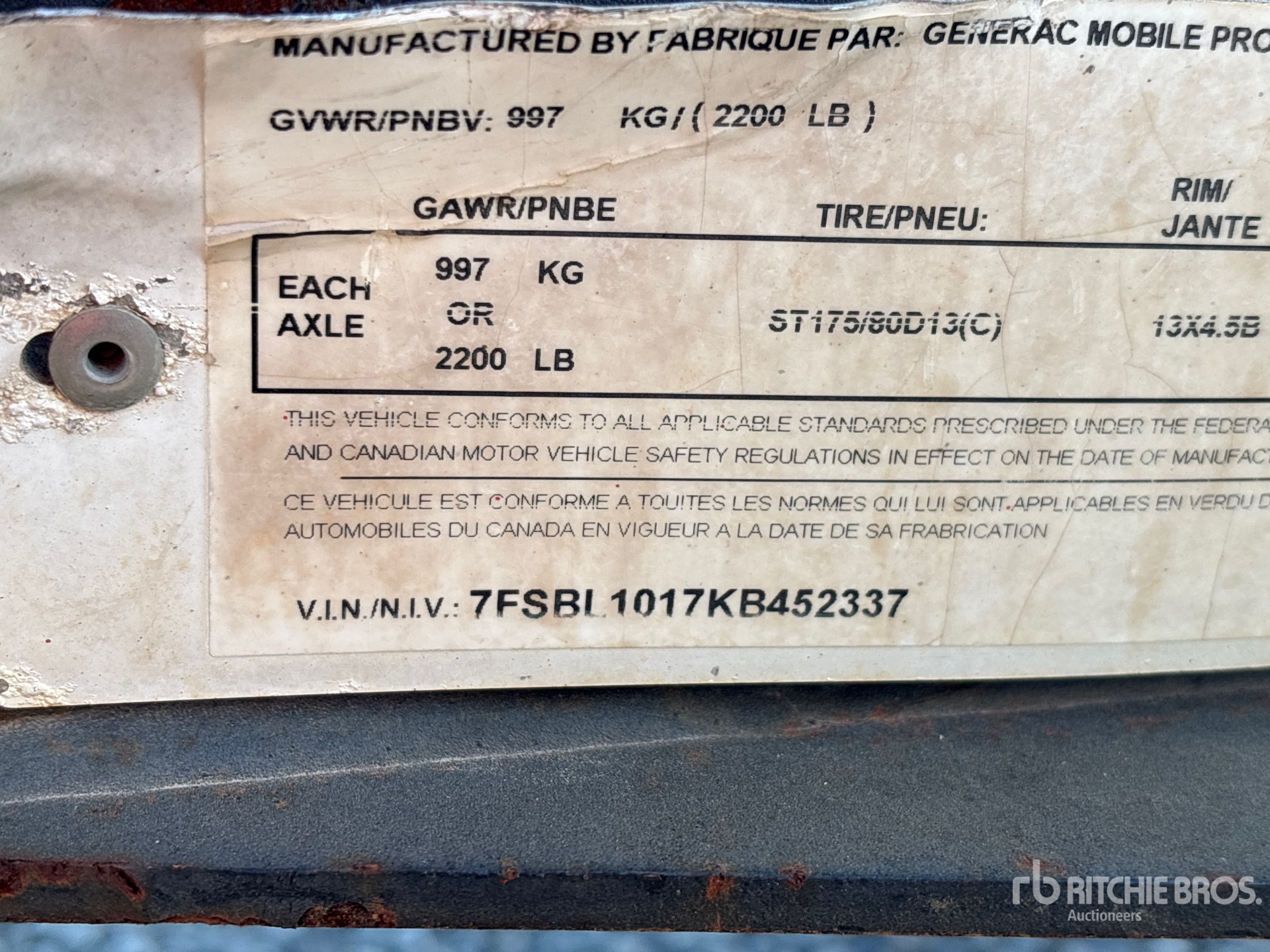 2019 Generac MLT6SM