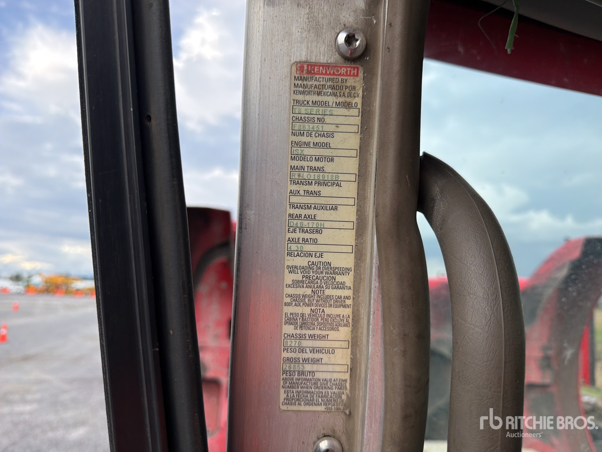 2016 Kenworth T800