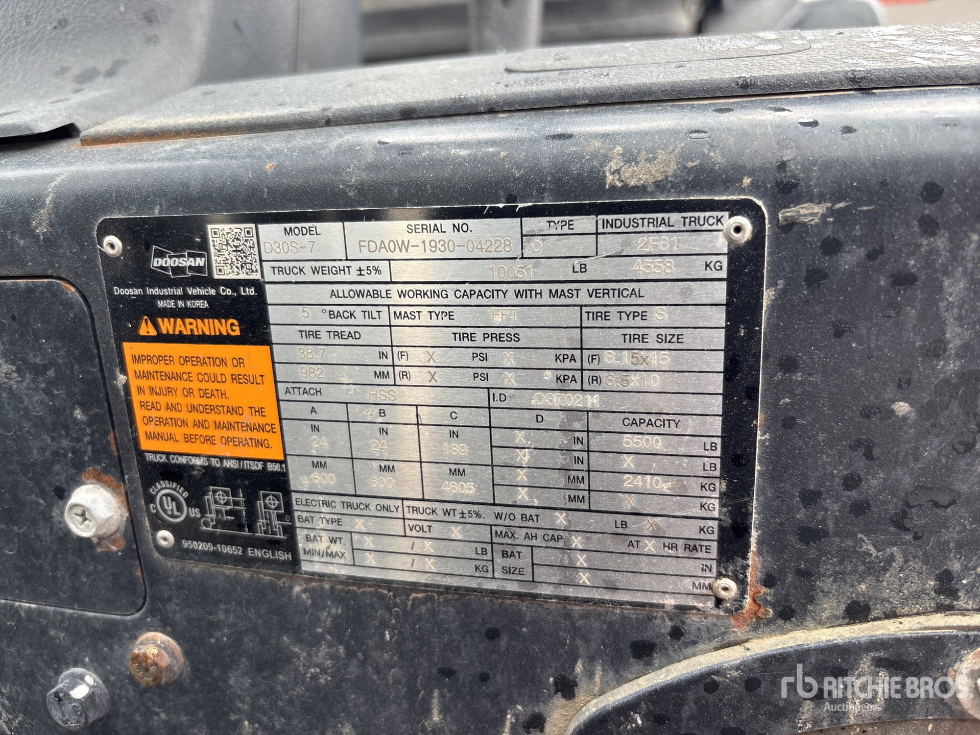 2022 Doosan D30S-7