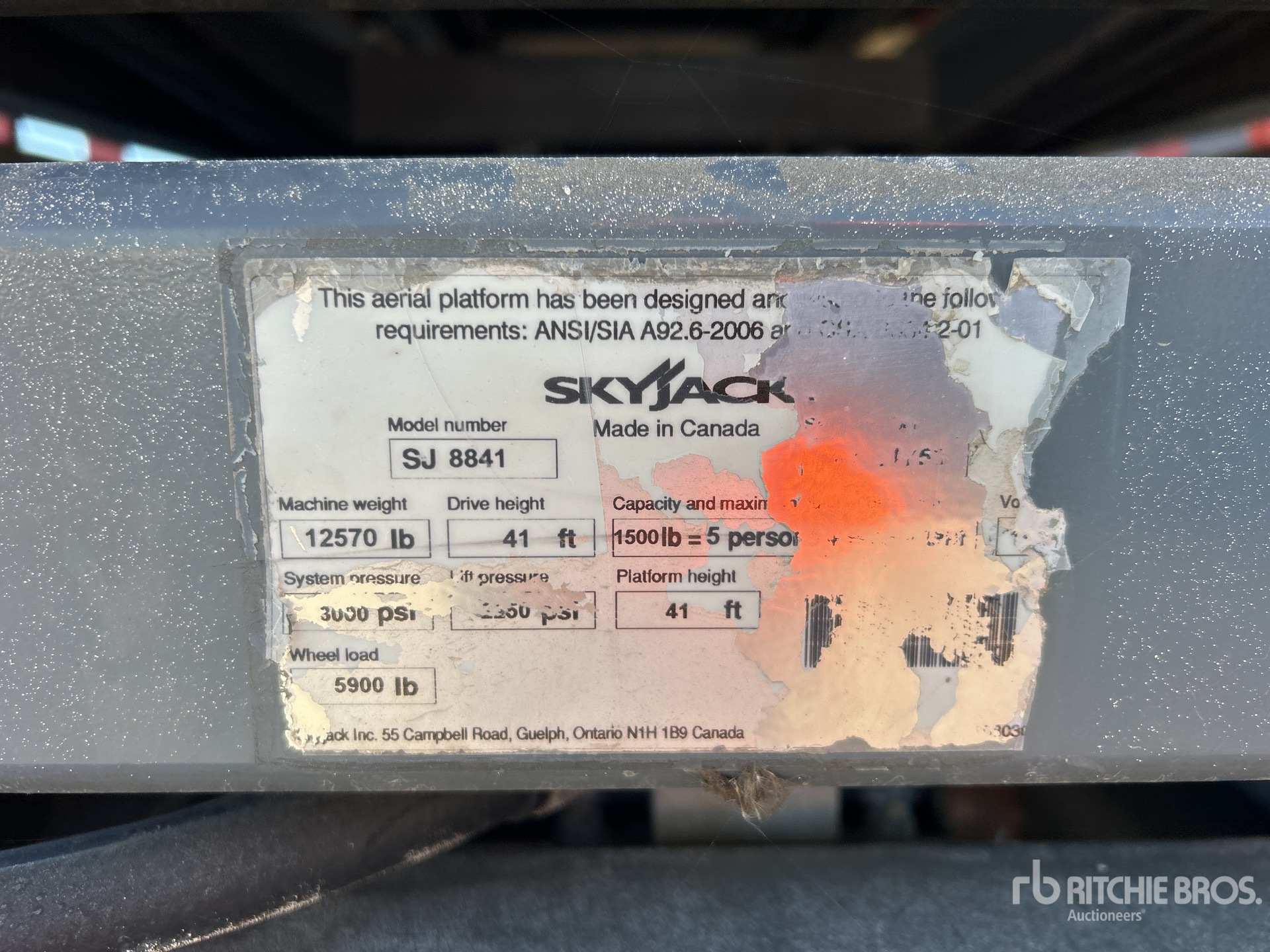 Skyjack SJ8841 RT