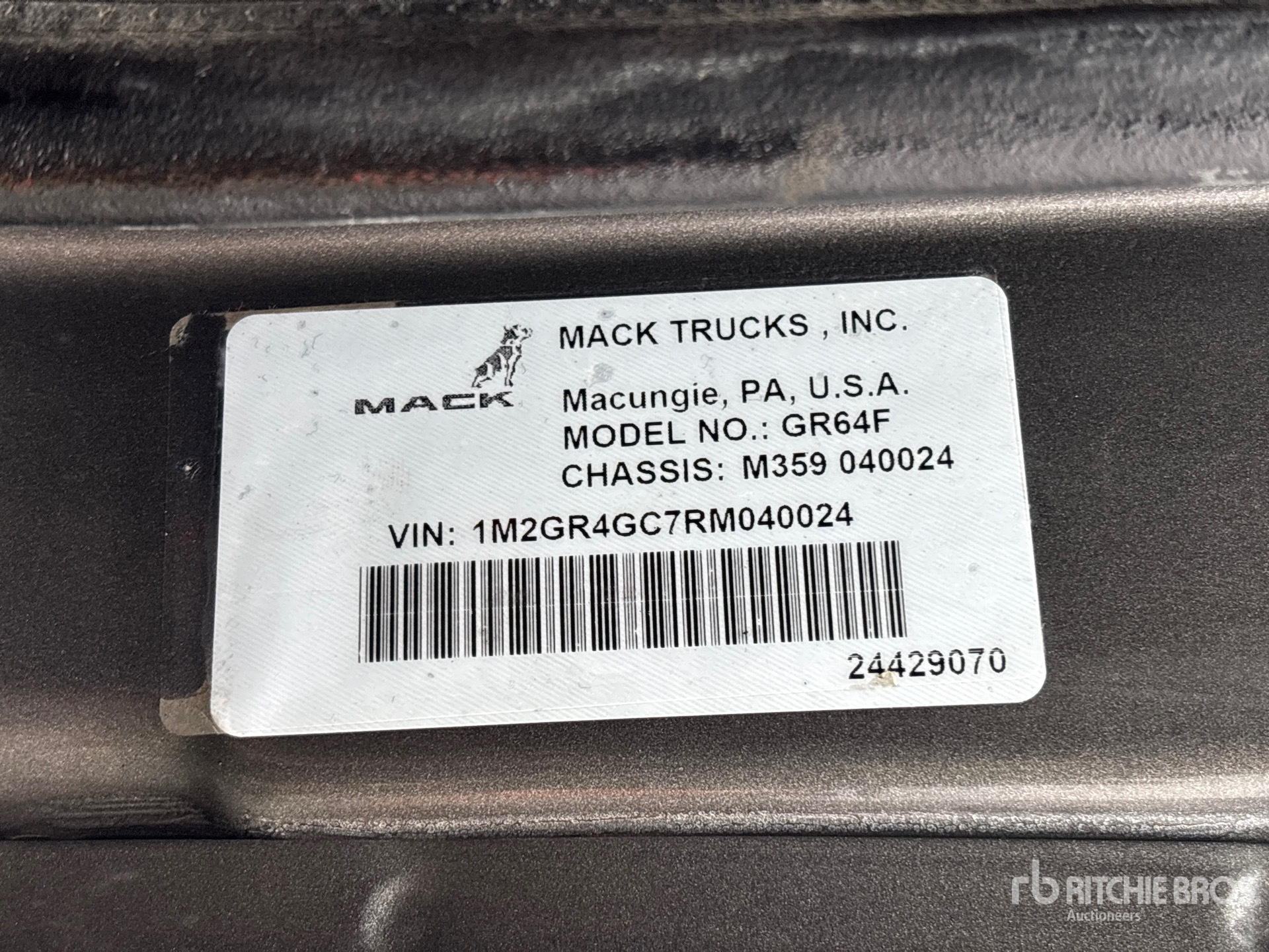2024 Mack GRANITE