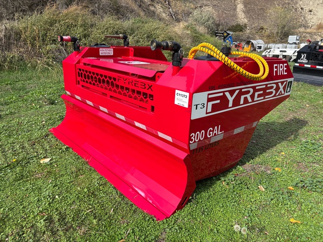 2024 Fyrebx T300 Water Spraying / Hydroseeding - Fits Skid Steer Loader (Unused)