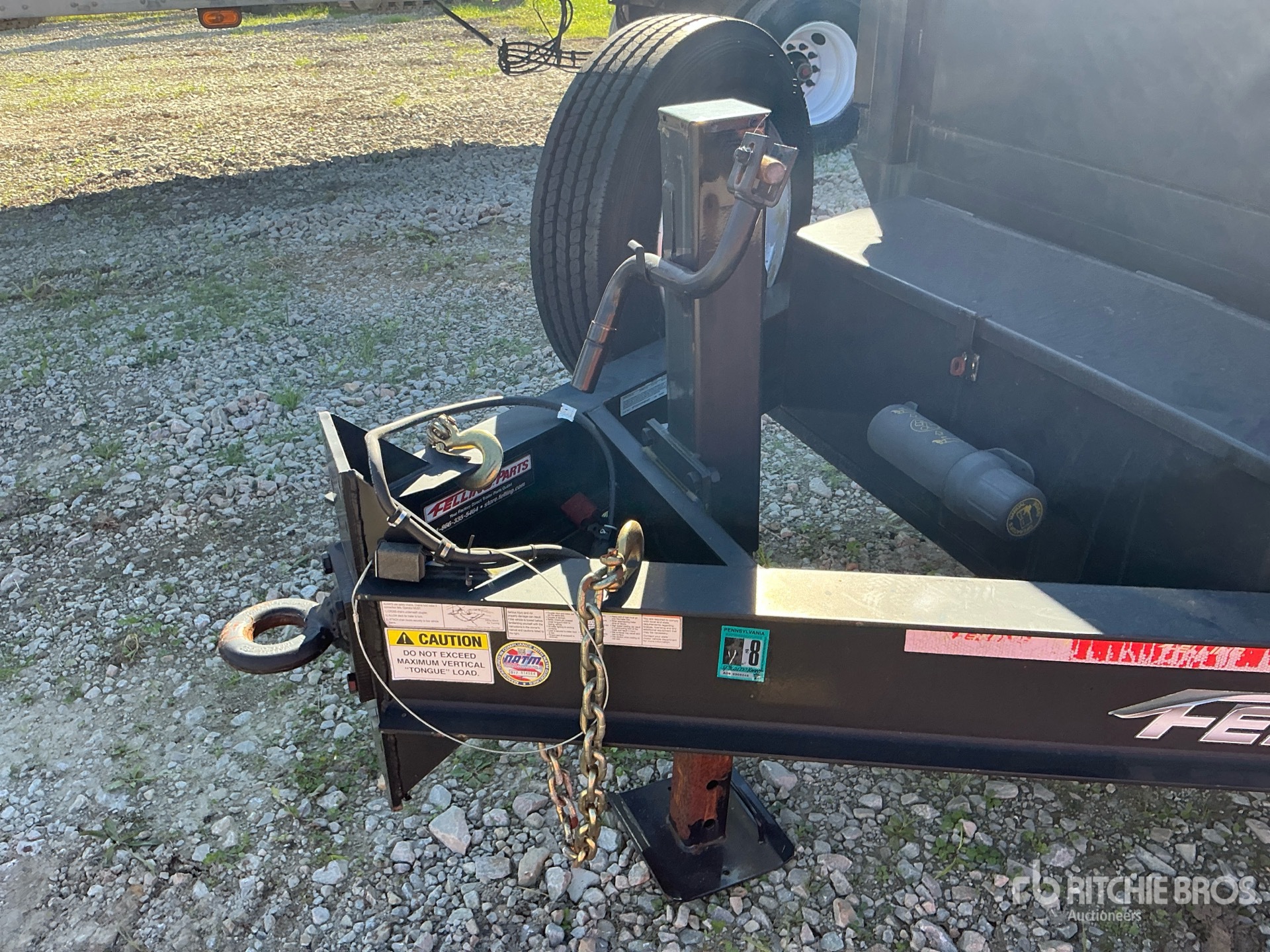 2019 Felling Trailers, Inc. 12 FT 6 IN T/A