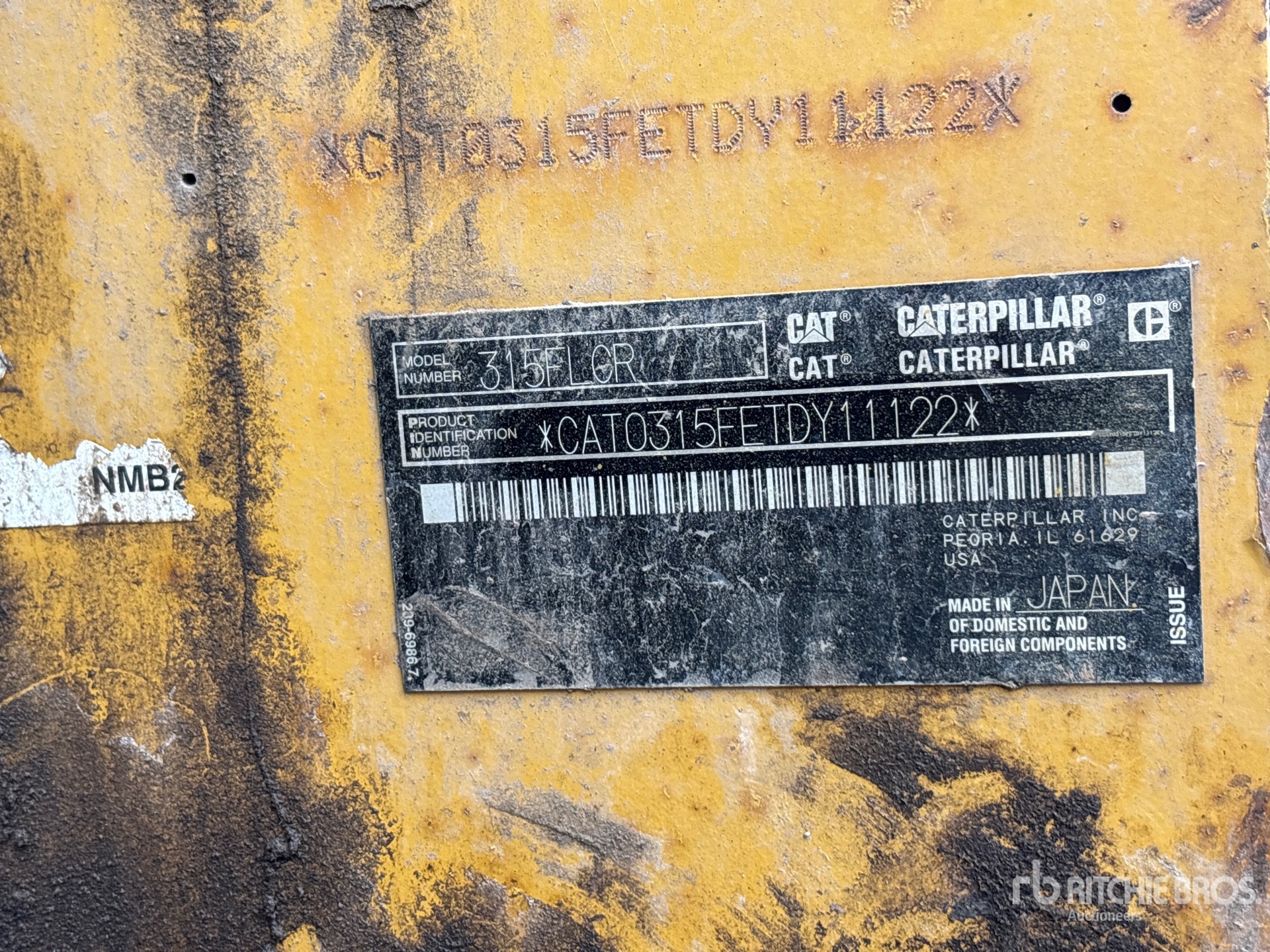 2018 Caterpillar 315F LCR