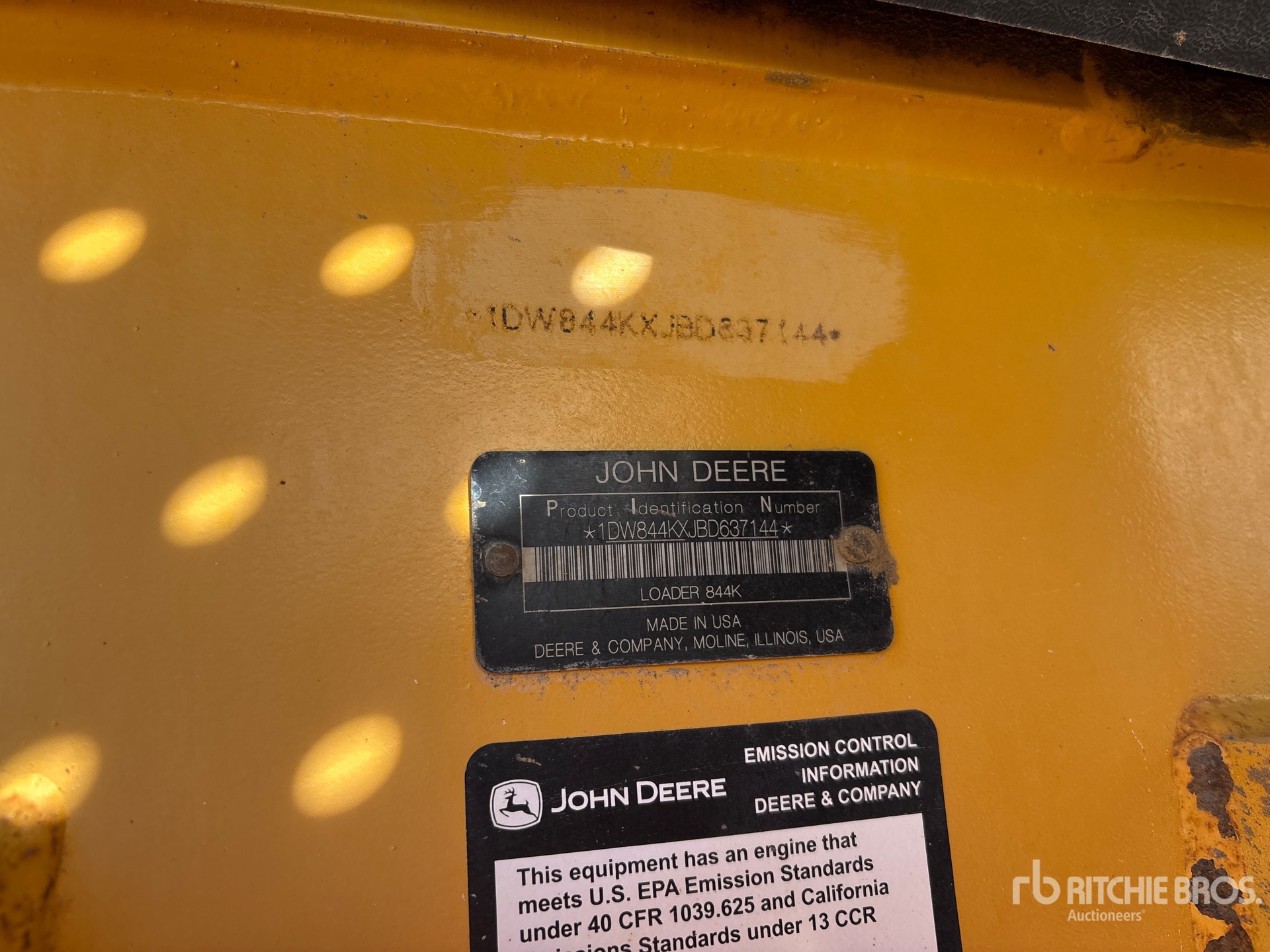2011 John Deere 844K