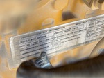 Engine with Emission Label