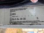 Aspect général with Photo du numéro de série/NIV du timbre du cadre