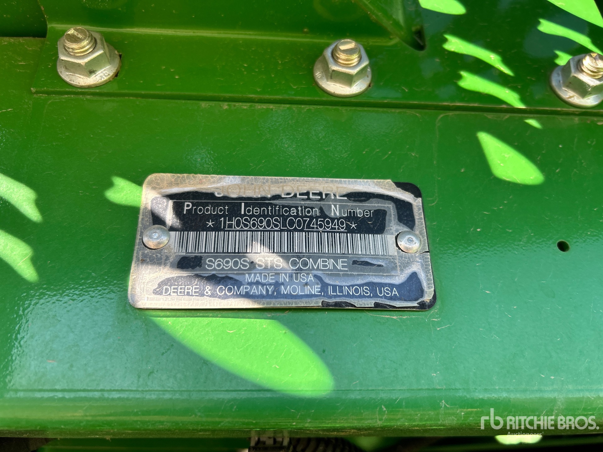 2012 John Deere S690