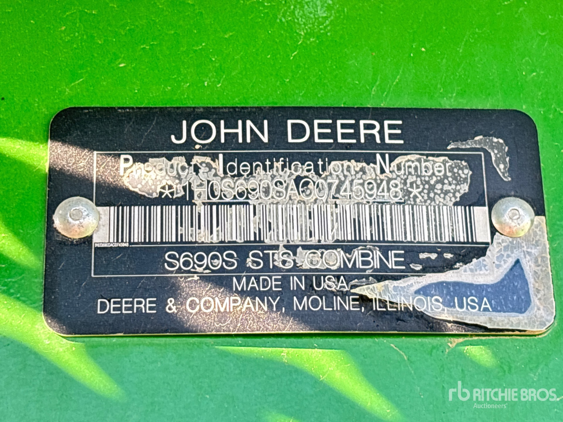 2012 John Deere S690
