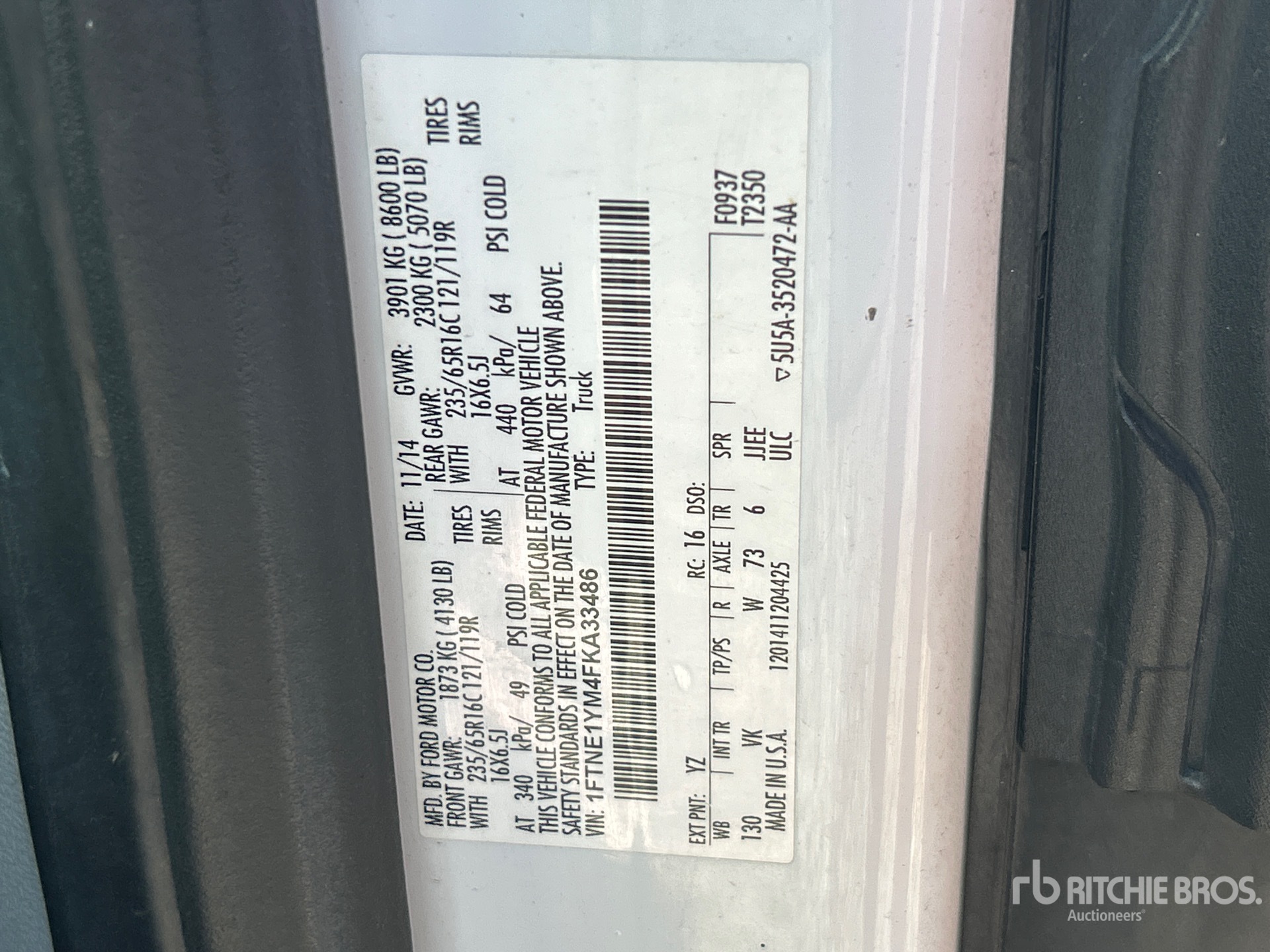 2015 Ford TRANSIT