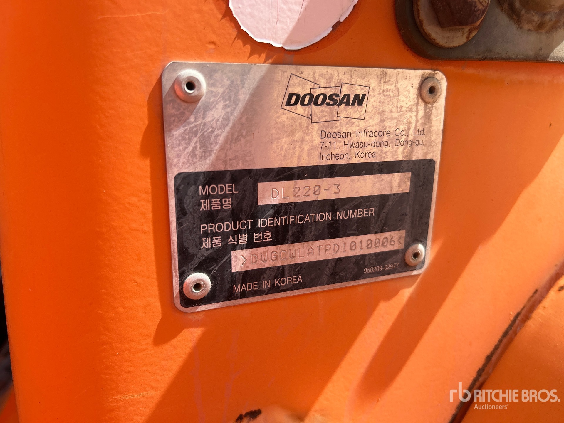 2013 Doosan DL220-3