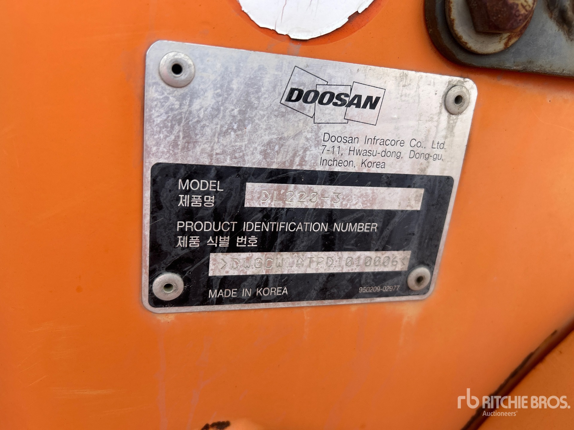 2013 Doosan DL220-3