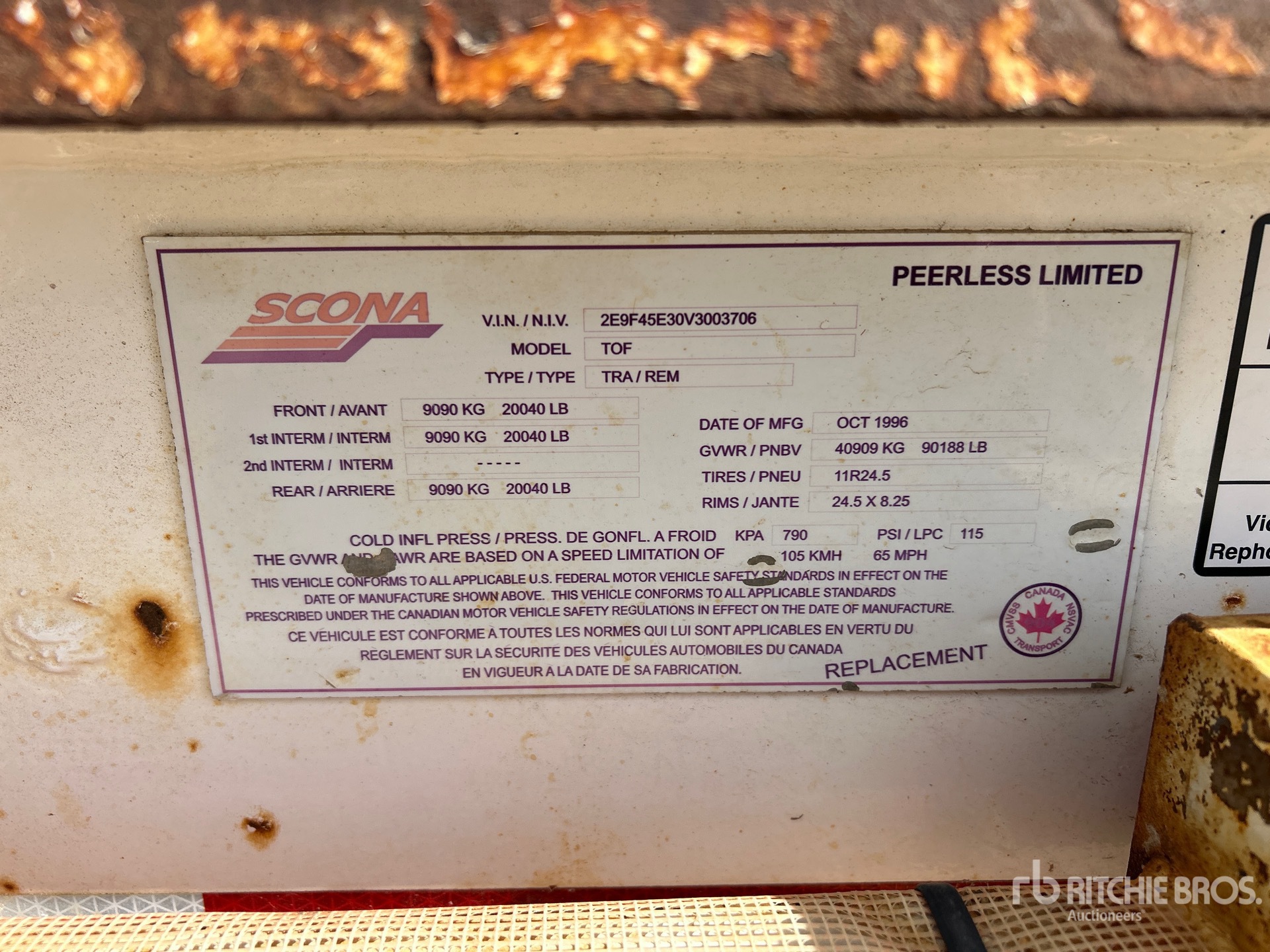 1997 Scona 48 ft T/A