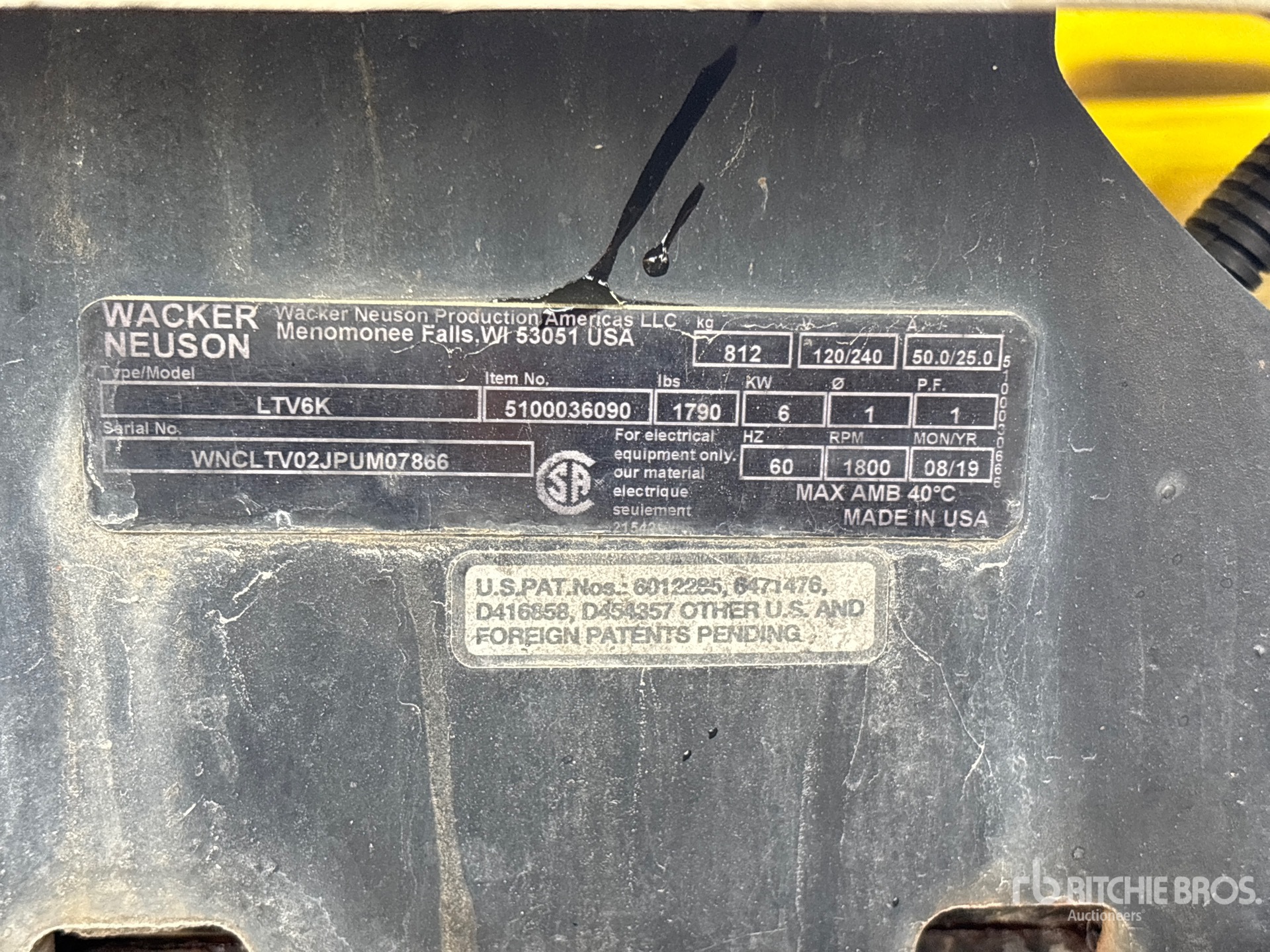 2019 Wacker Neuson LTV6K