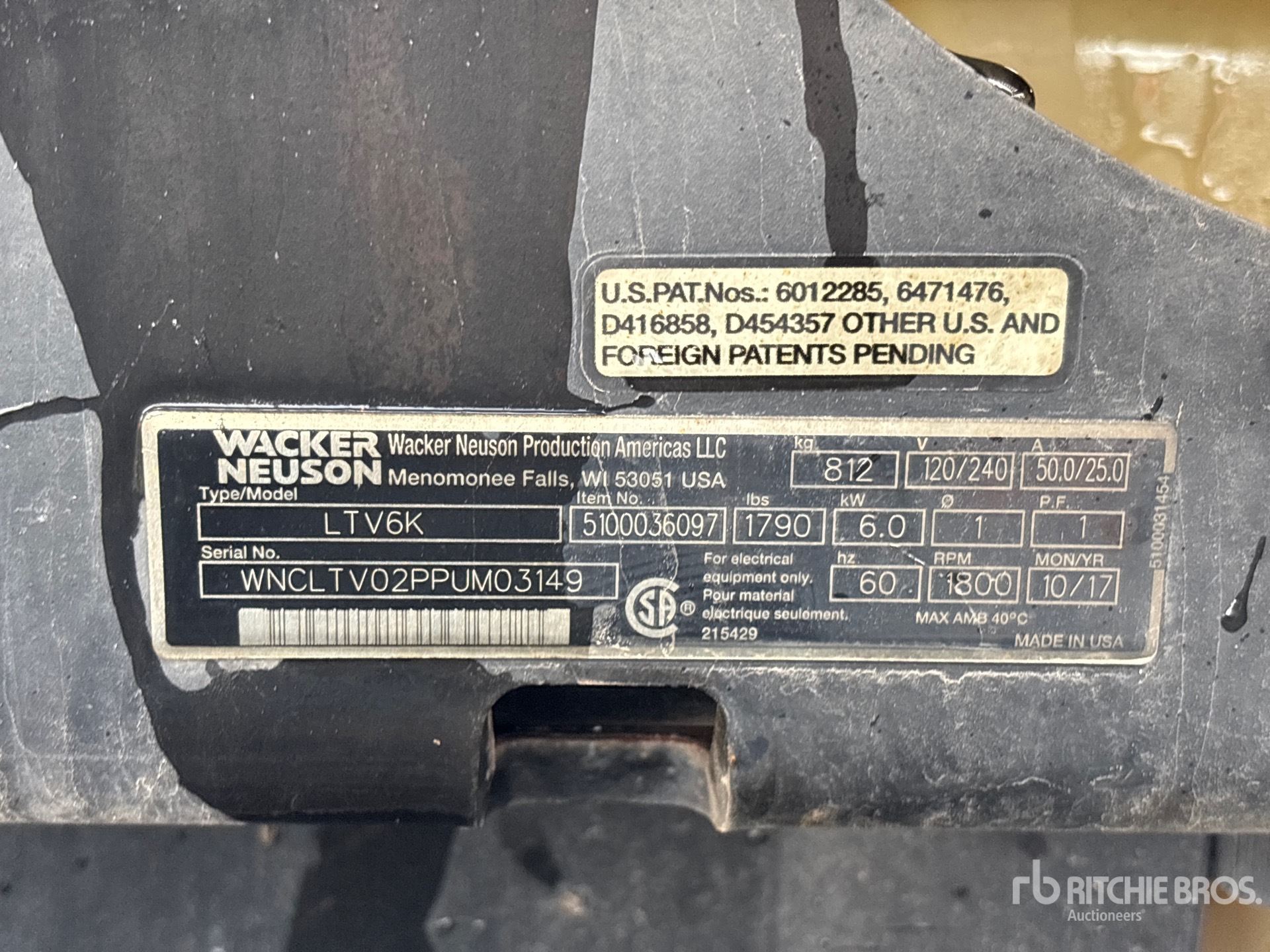 2018 Wacker Neuson LTV6K