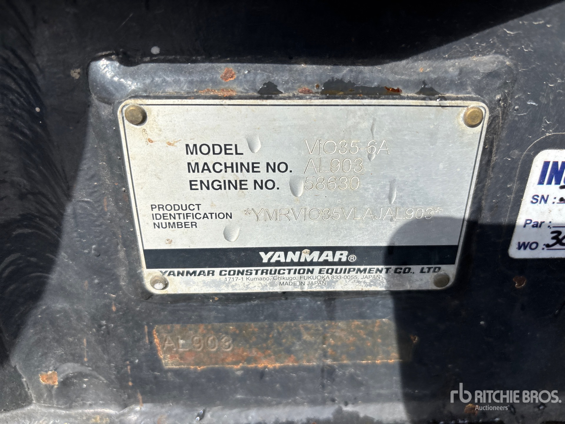 2020 Yanmar VIO35-6A