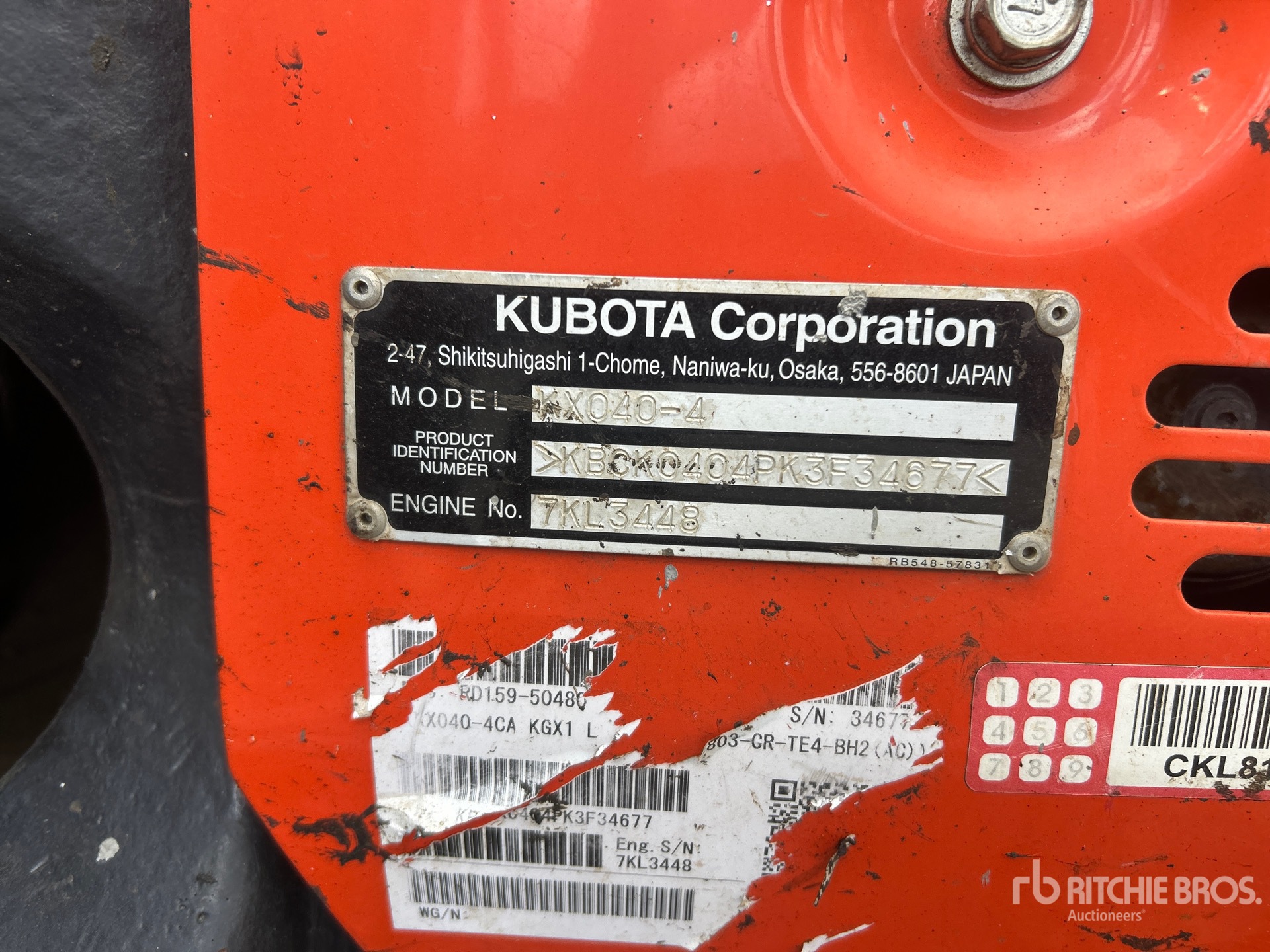 2019 Kubota KX040-4