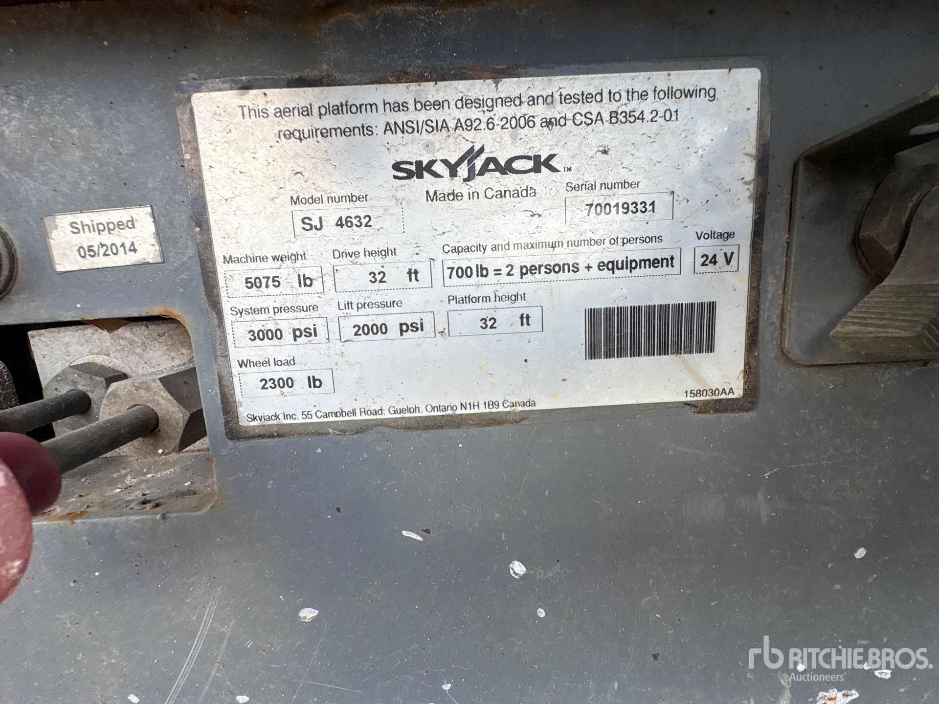 2014 Skyjack SJIII4632