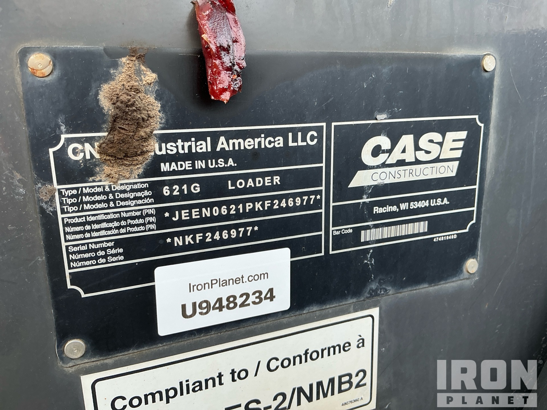 2019 Case 621G