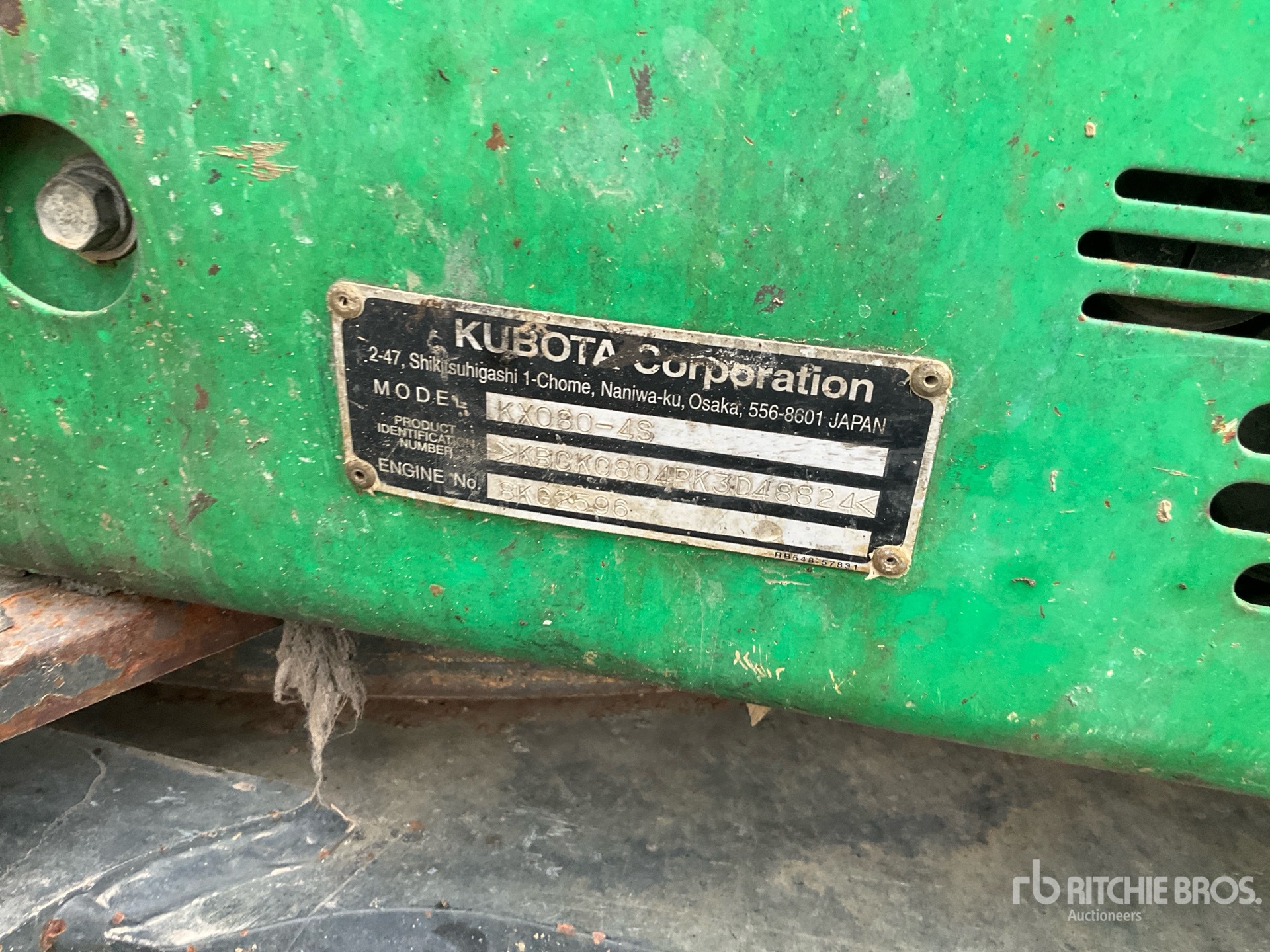 2019 Kubota KX080-4S