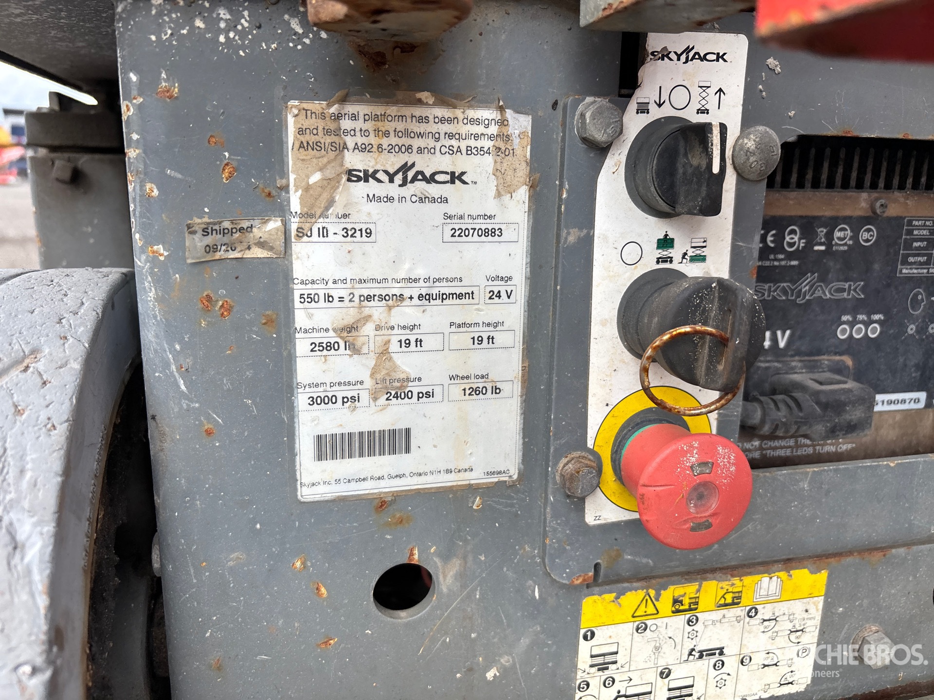 2014 Skyjack SJIII3219