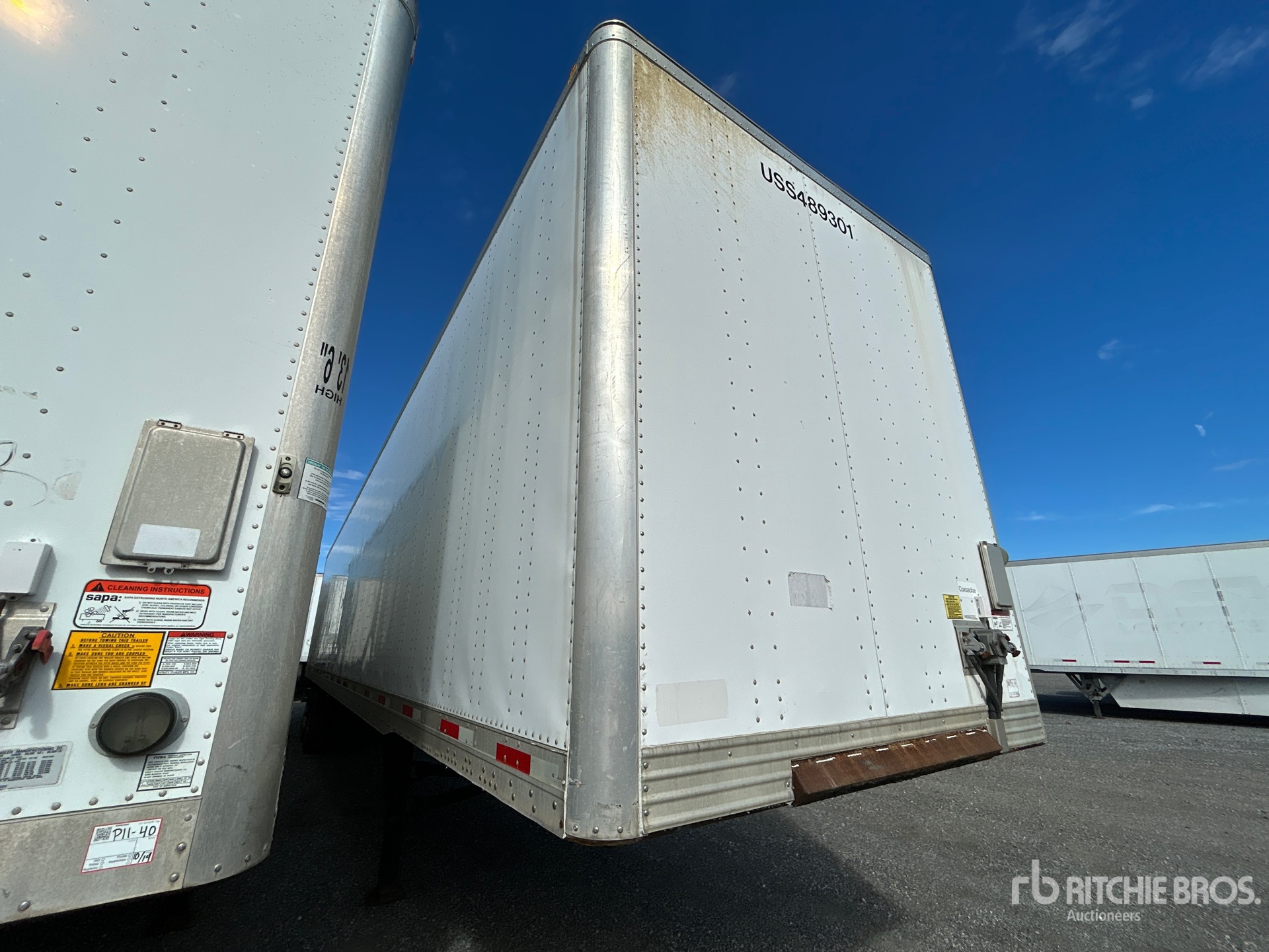 2015 Utility 48 ft x 102 in T/A