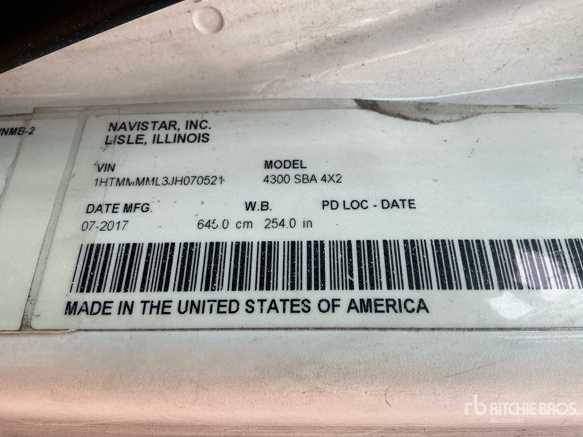 2018 International 4300