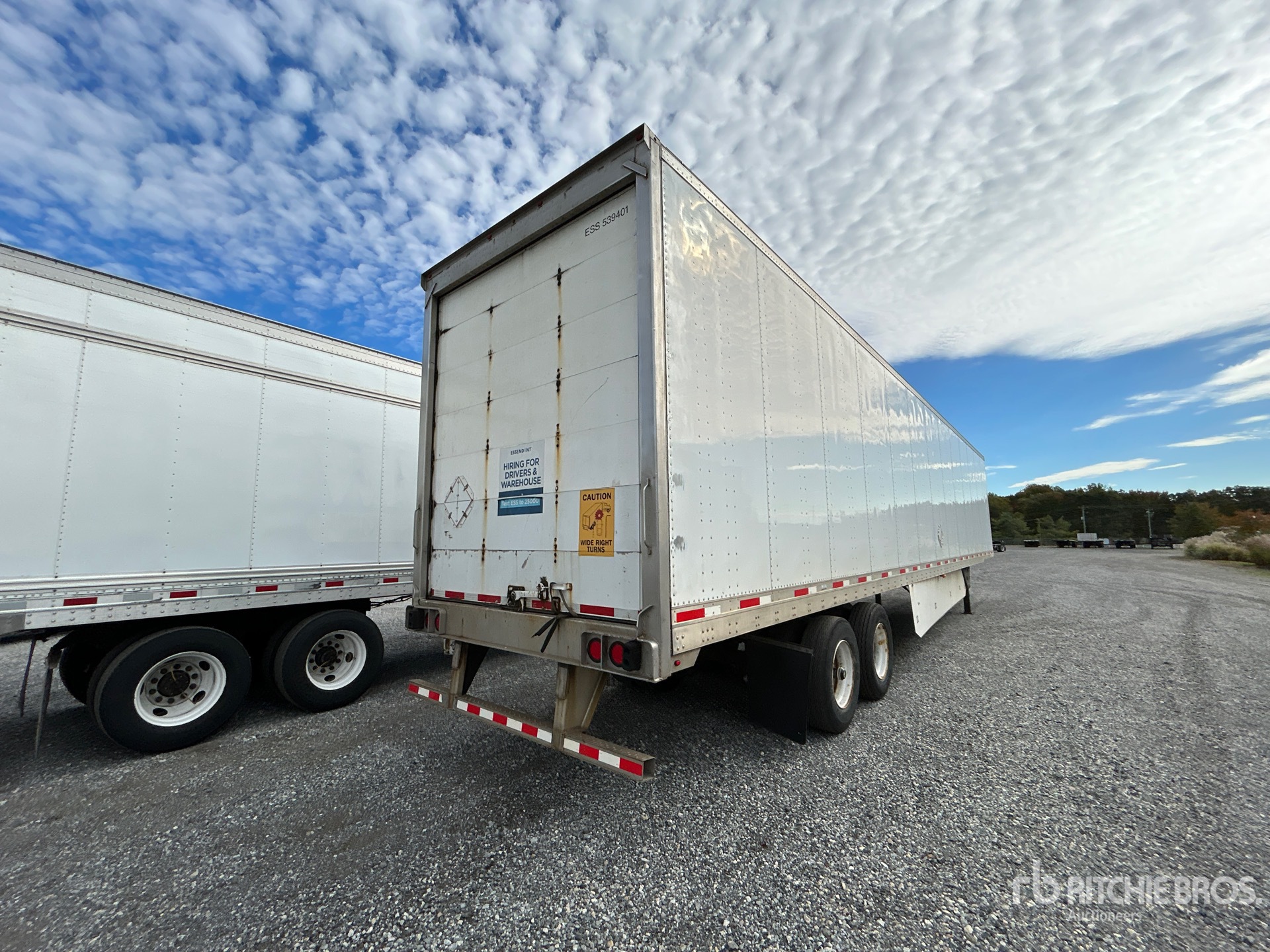 2019 Utility 53 ft x 102 in T/A
