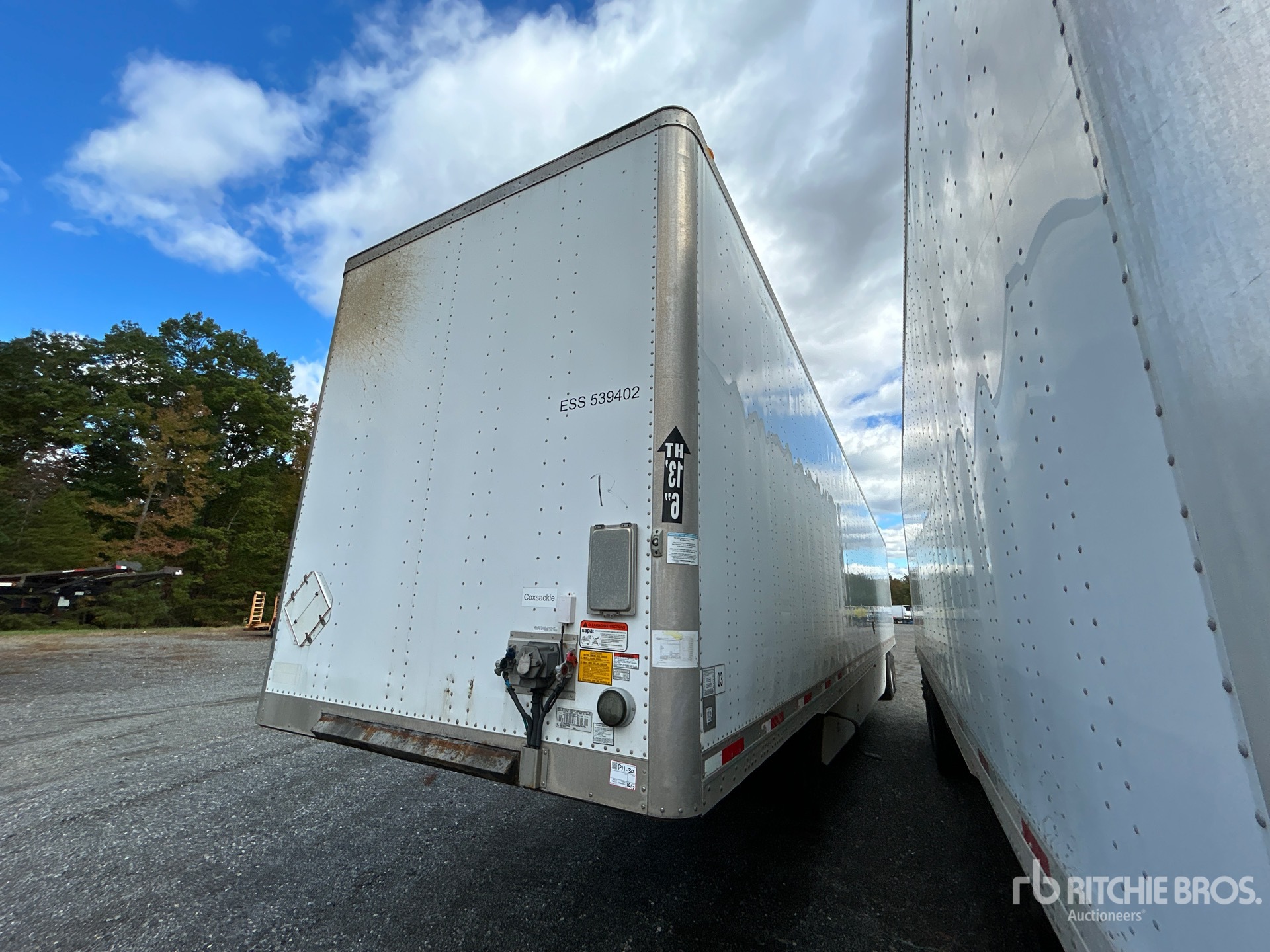 2019 Utility 53 ft x 102 in T/A