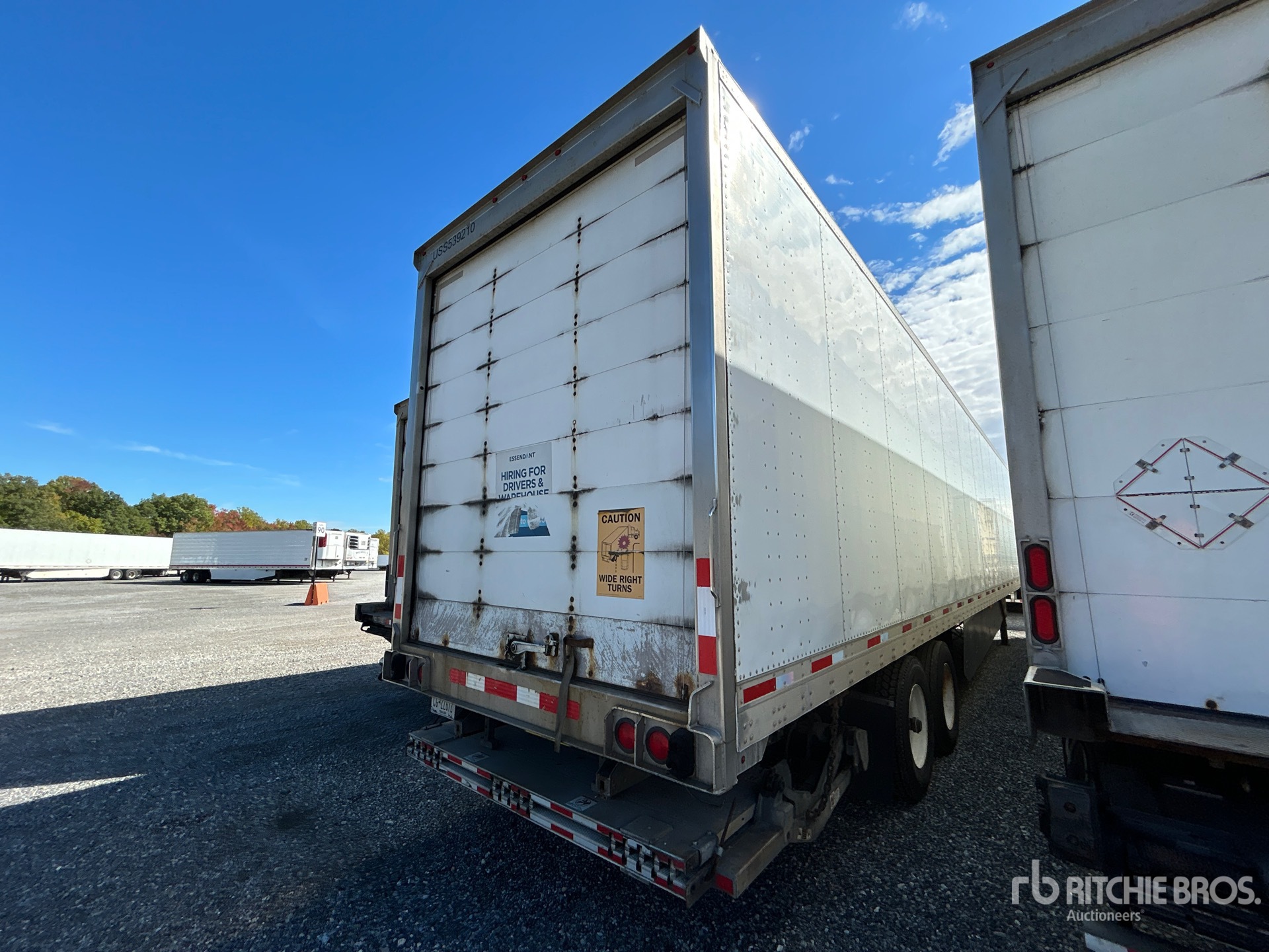 2015 Utility 53 ft x 102 in T/A