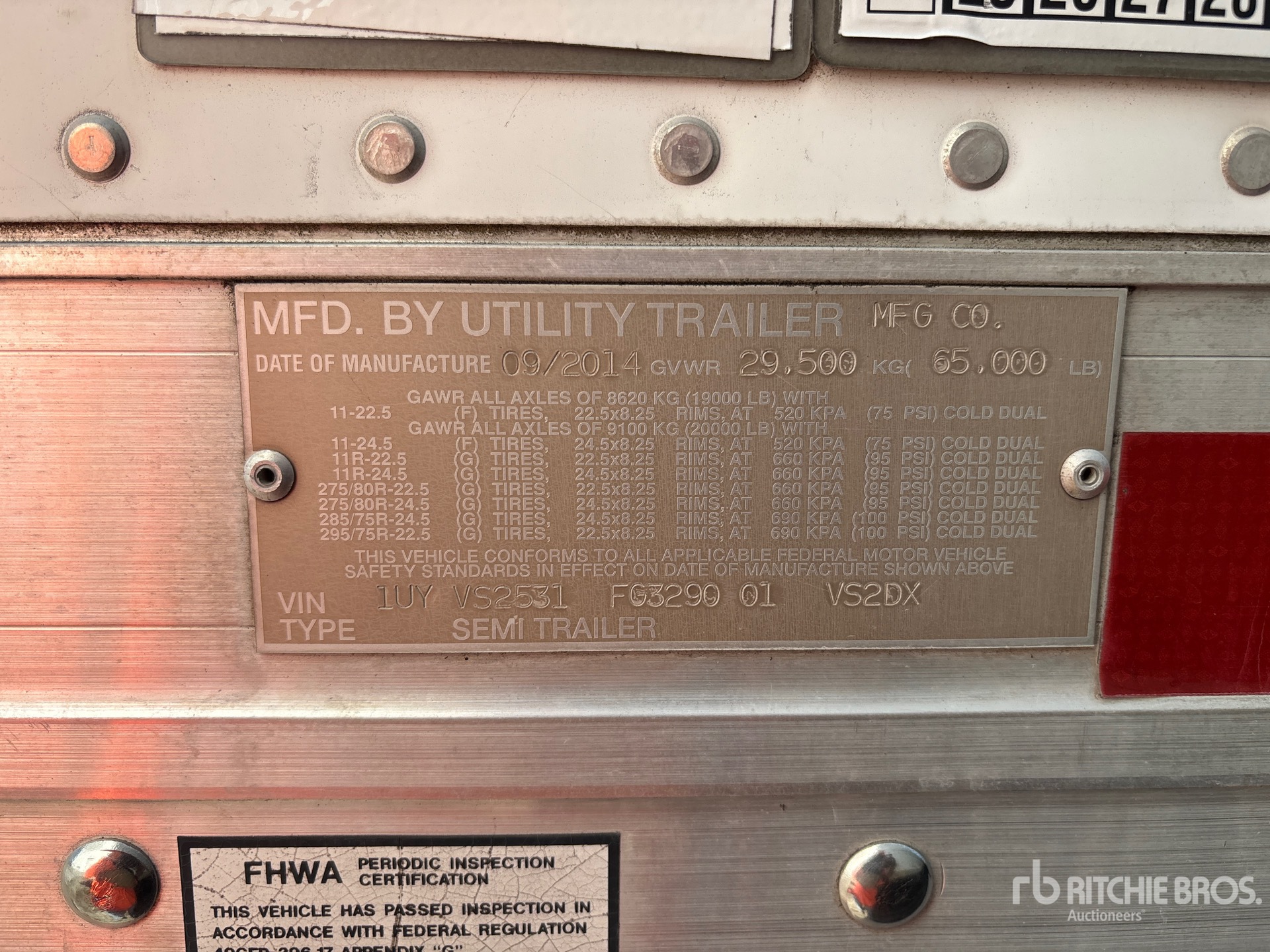 2015 Utility VS2DX