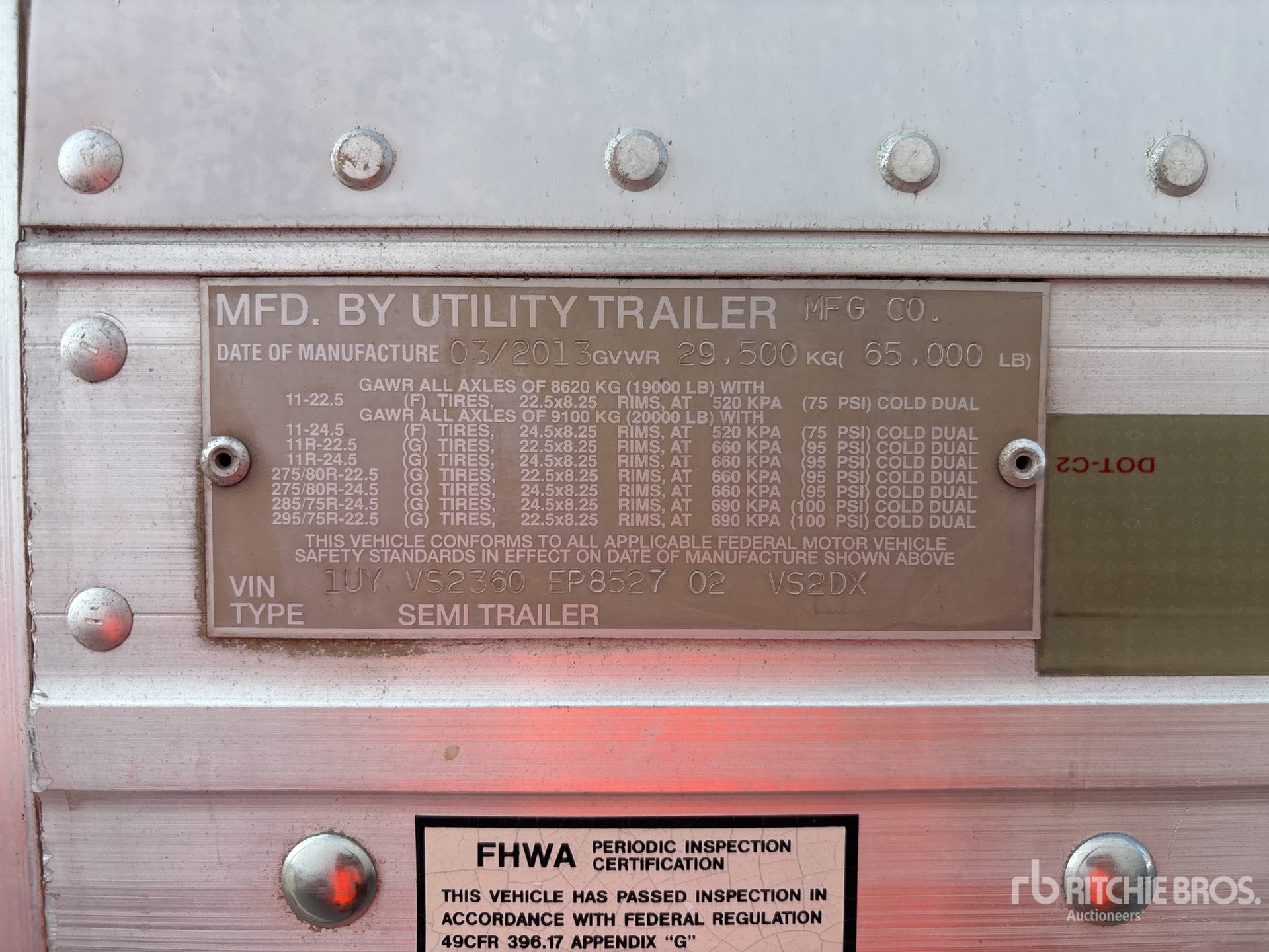 2014 Utility VS2DX
