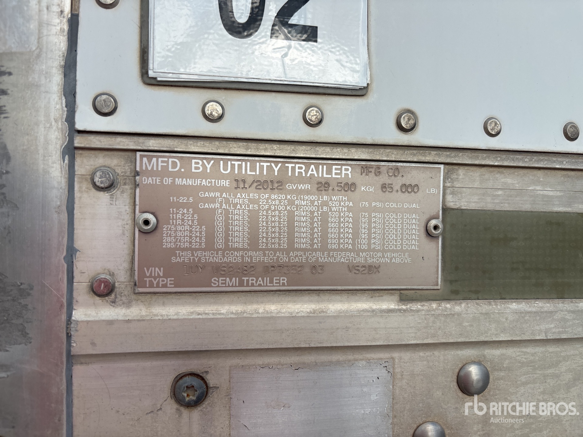 2013 Utility VS2DX