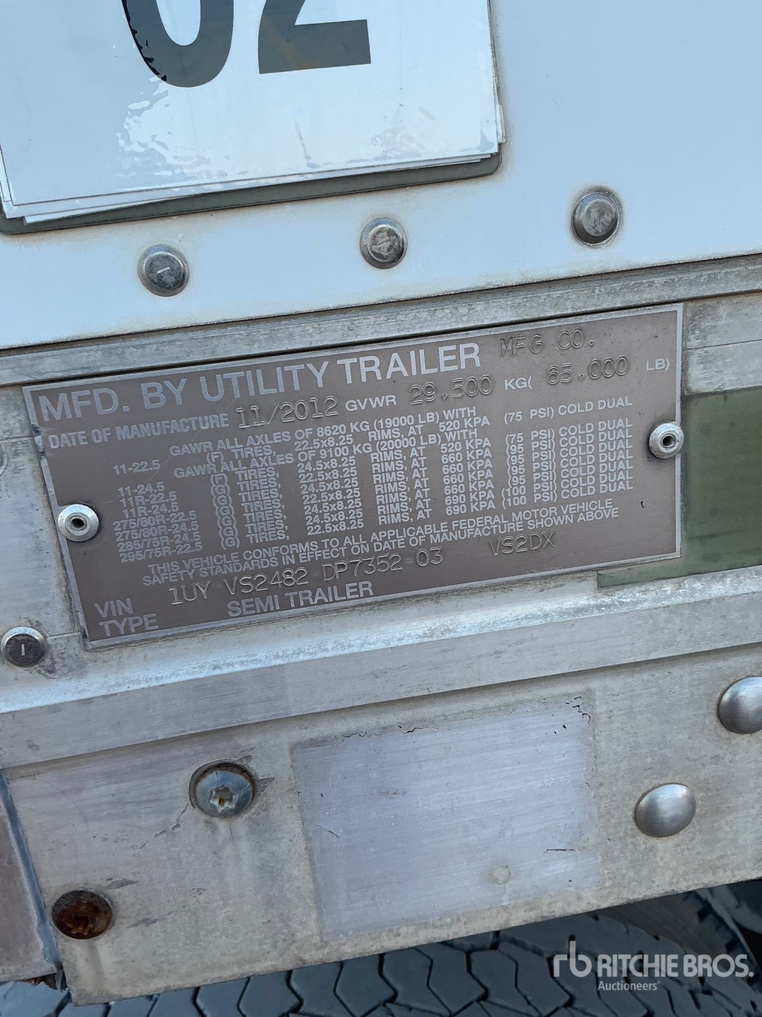 2013 Utility VS2DX