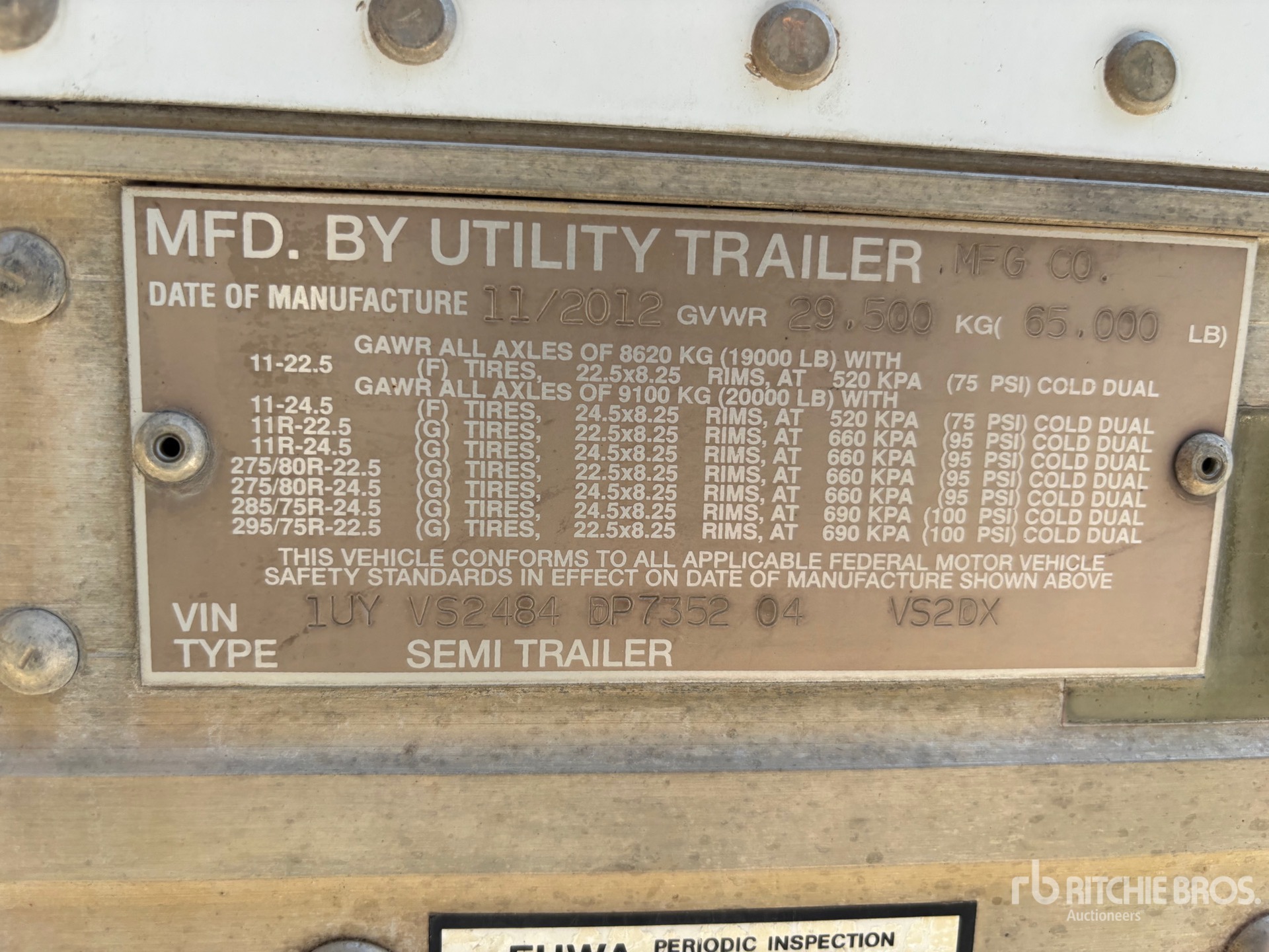 2013 Utility 48 FT T/A