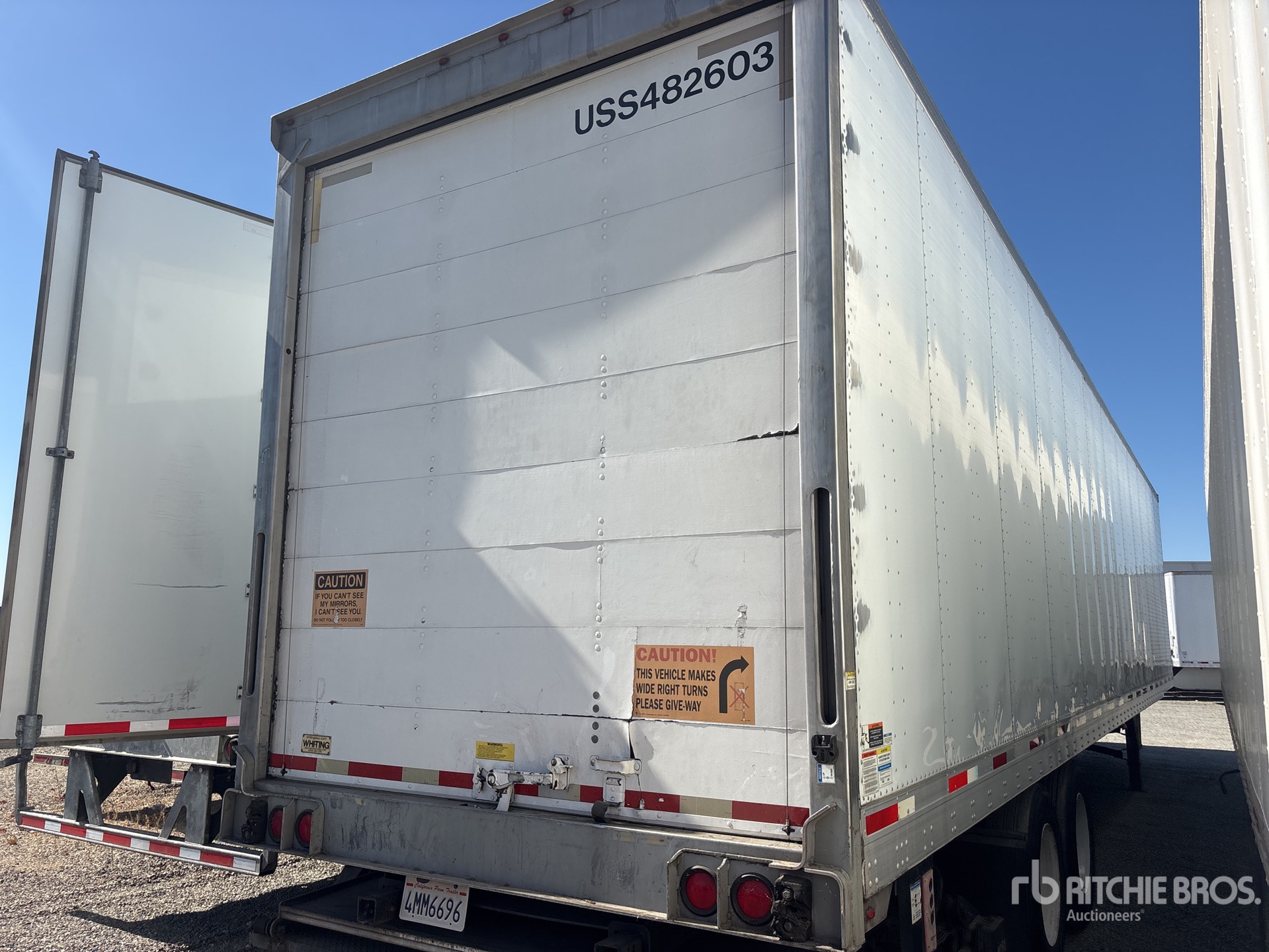 2014 Utility 48 ft x 96 in T/A